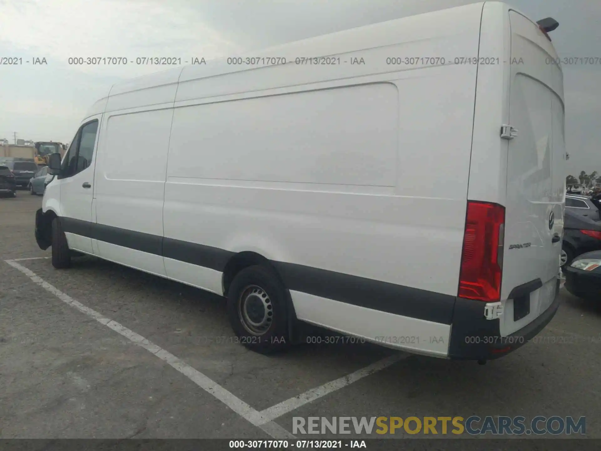 3 Фотография поврежденного автомобиля W1Y4EDHYXLT038158 MERCEDES-BENZ SPRINTER CARGO VAN 2020