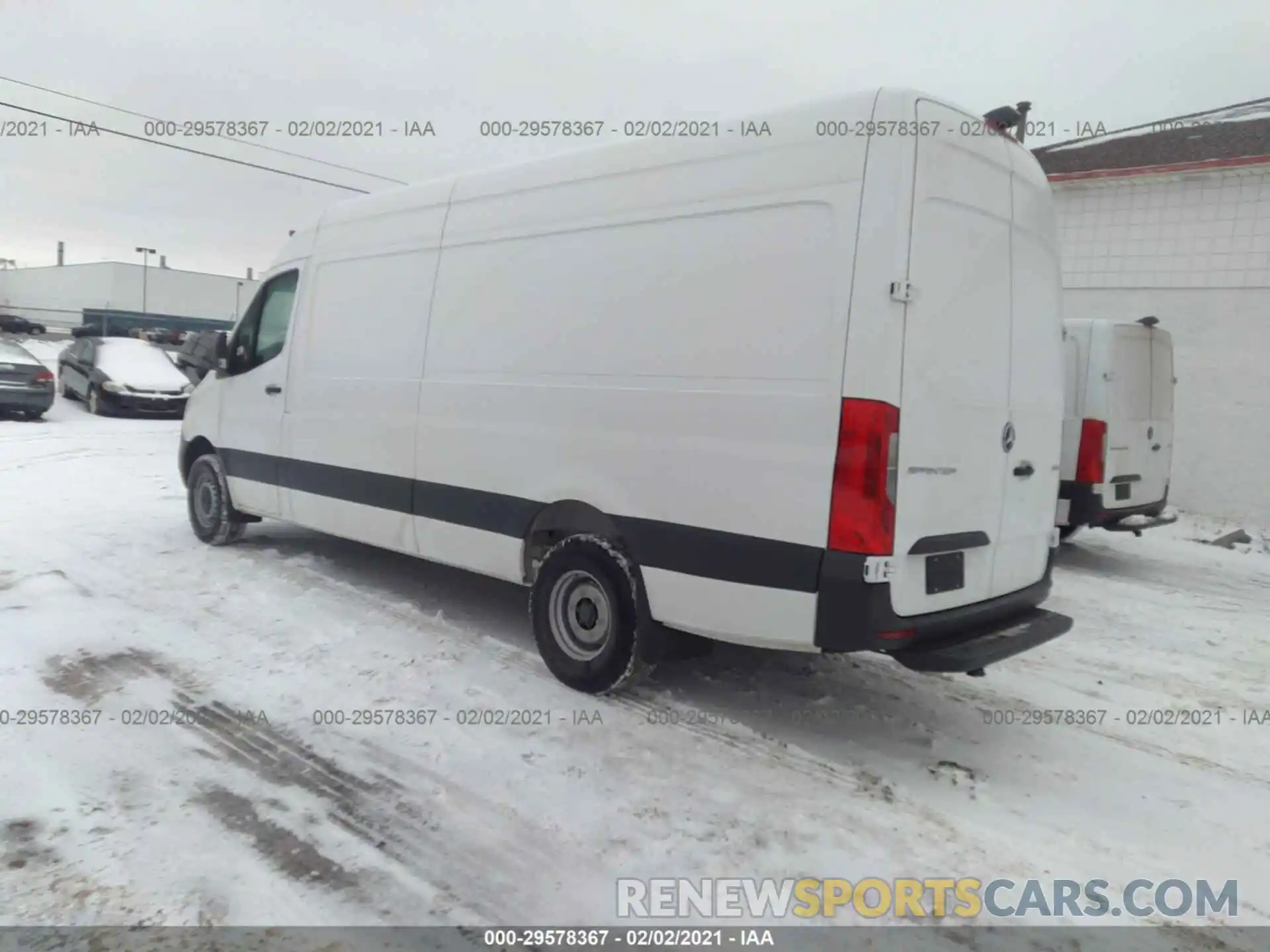 3 Фотография поврежденного автомобиля W1Y5ECHY5LT042200 MERCEDES-BENZ SPRINTER CARGO VAN 2020