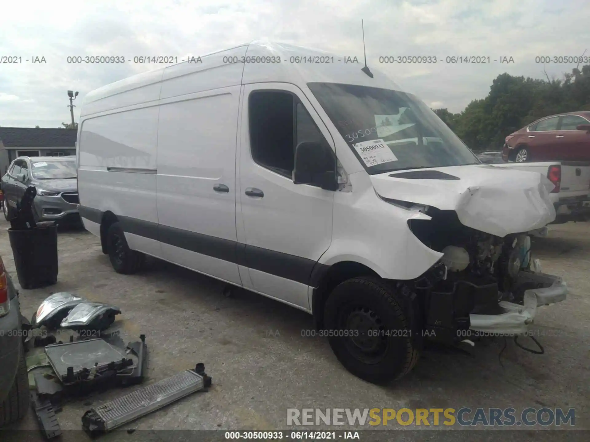 1 Photograph of a damaged car W1Y5ECHY7LT039427 MERCEDES-BENZ SPRINTER CARGO VAN 2020