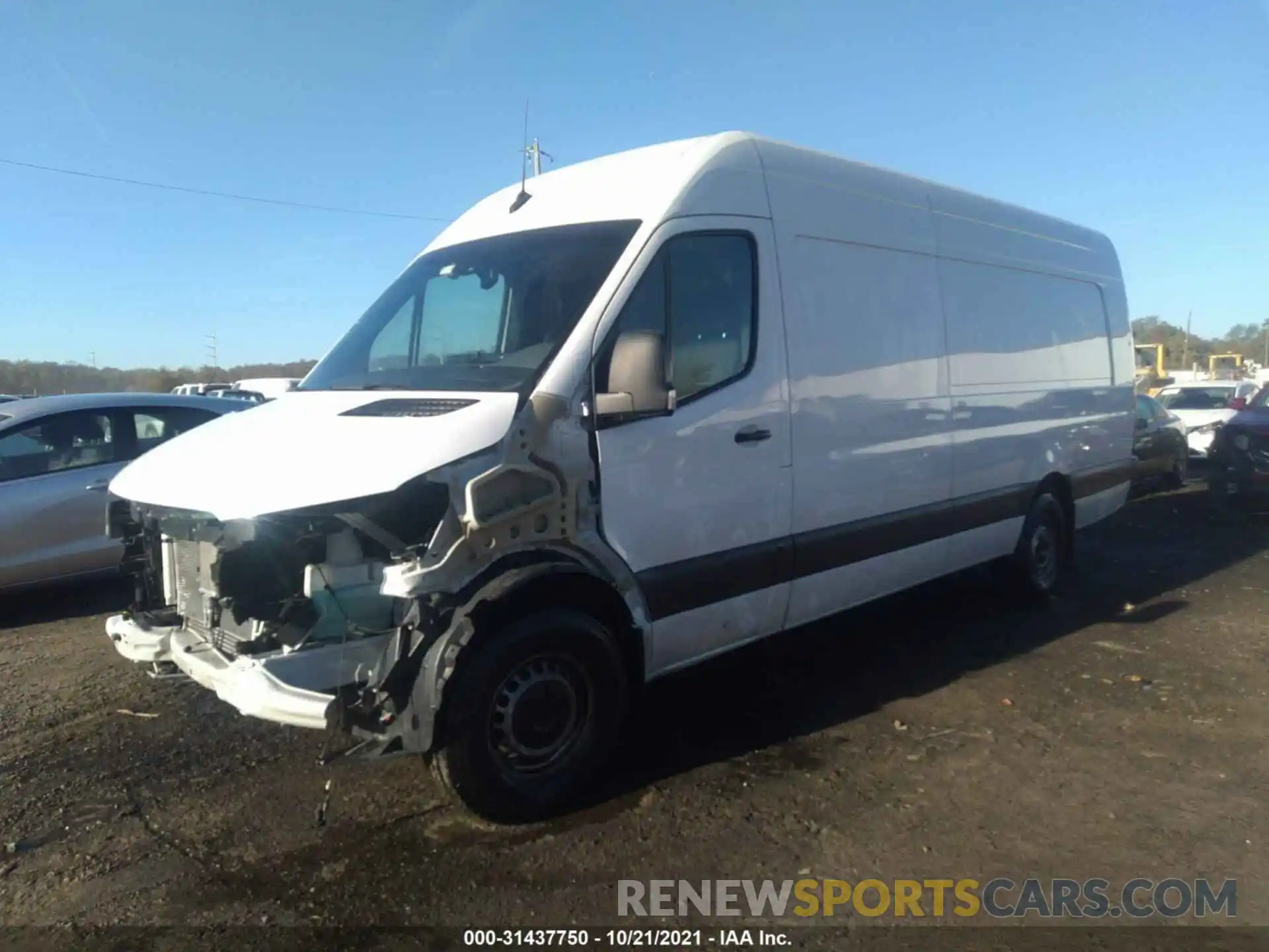 2 Фотография поврежденного автомобиля W1W4DDHY2MT047921 MERCEDES-BENZ SPRINTER CARGO VAN 2021