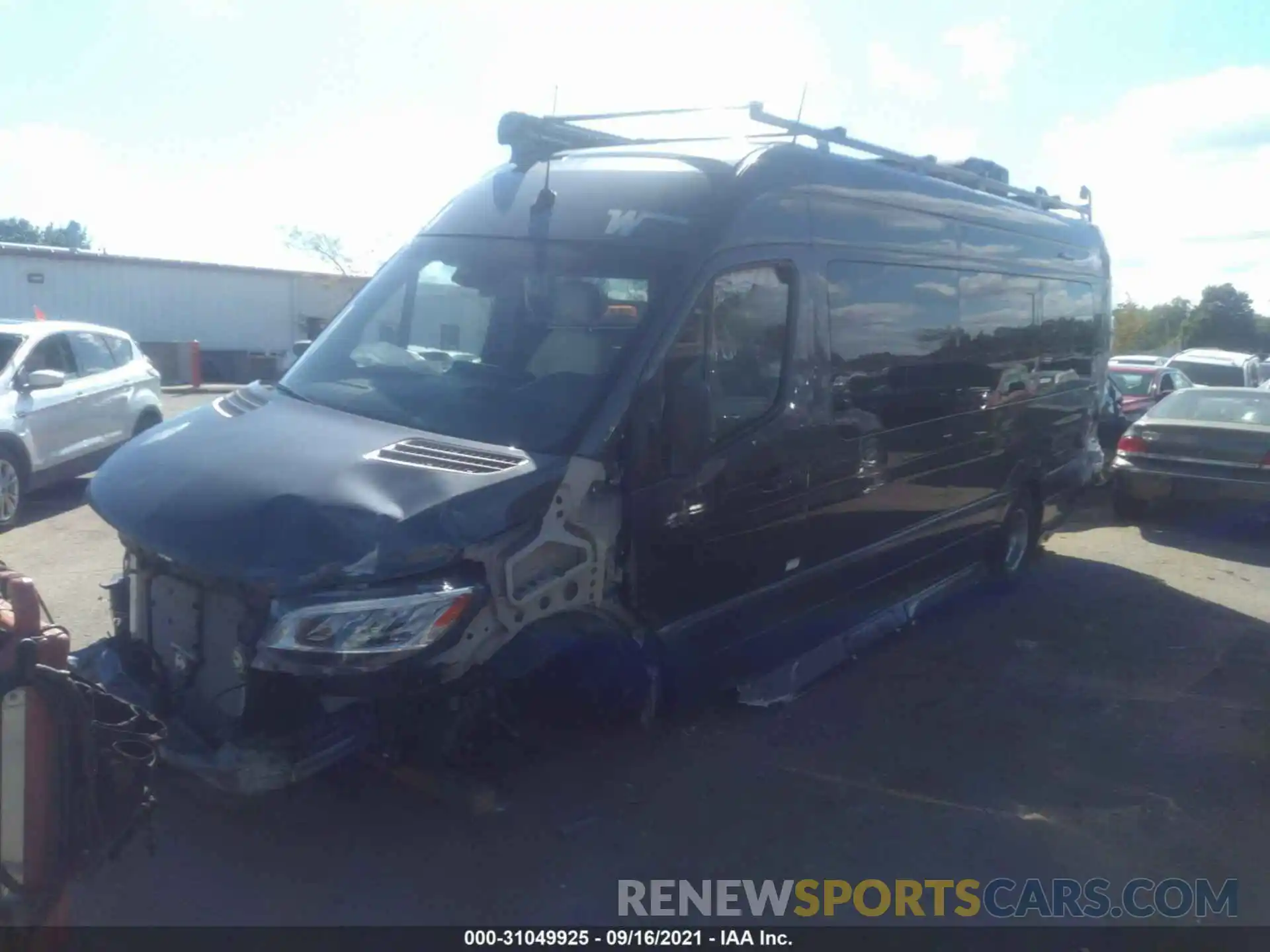 2 Photograph of a damaged car W1W8ED3Y2LP226148 MERCEDES-BENZ SPRINTER CARGO VAN 2021