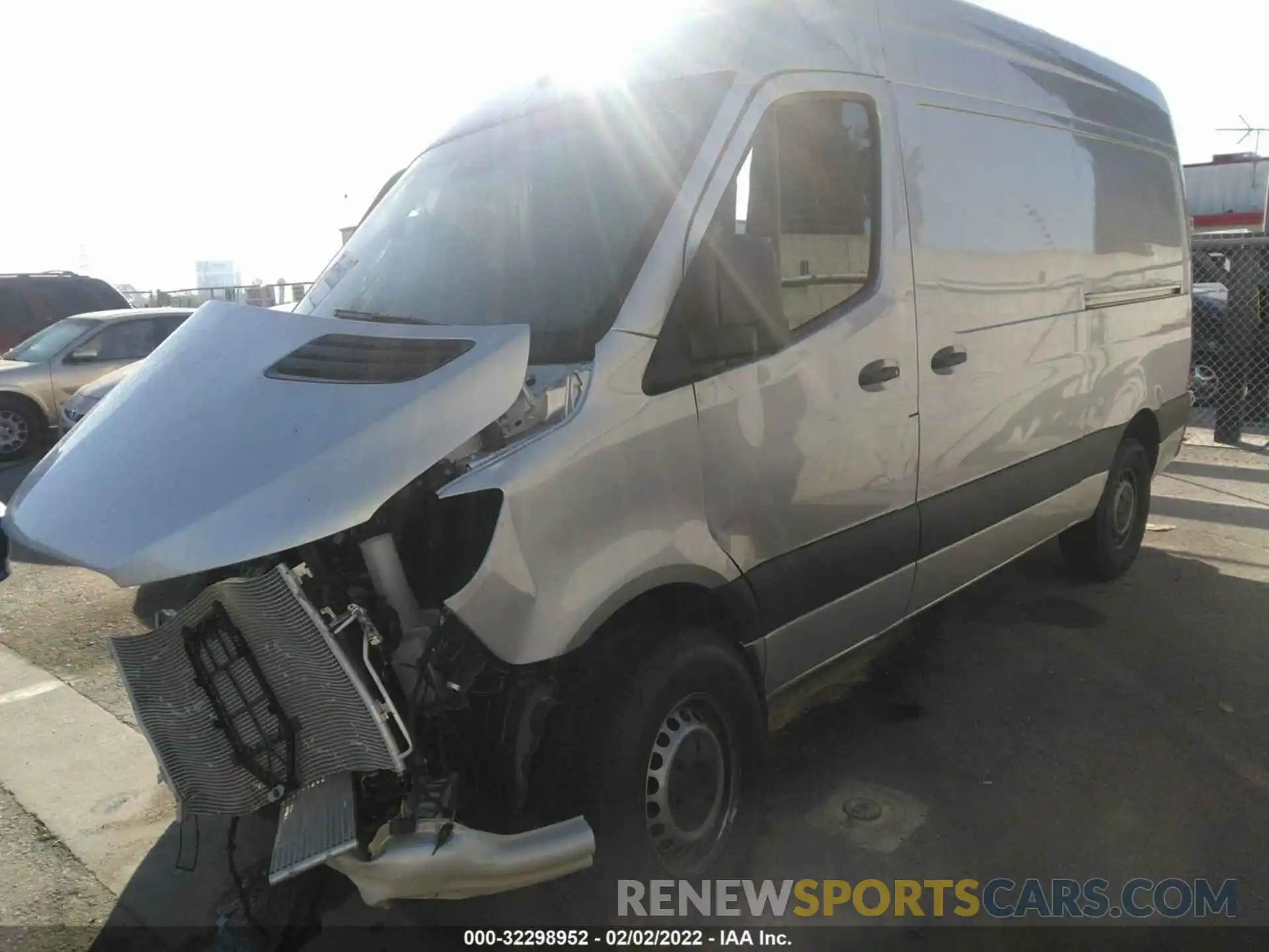 2 Фотография поврежденного автомобиля W1Y40BHY2MT073281 MERCEDES-BENZ SPRINTER CARGO VAN 2021