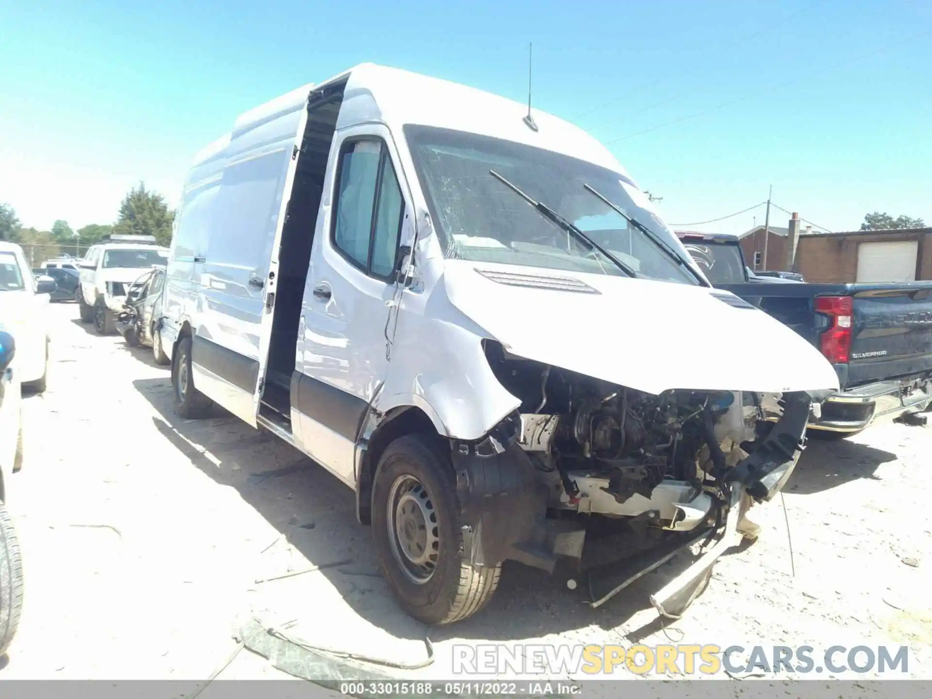 1 Фотография поврежденного автомобиля W1Y40CHY7MT057129 MERCEDES-BENZ SPRINTER CARGO VAN 2021