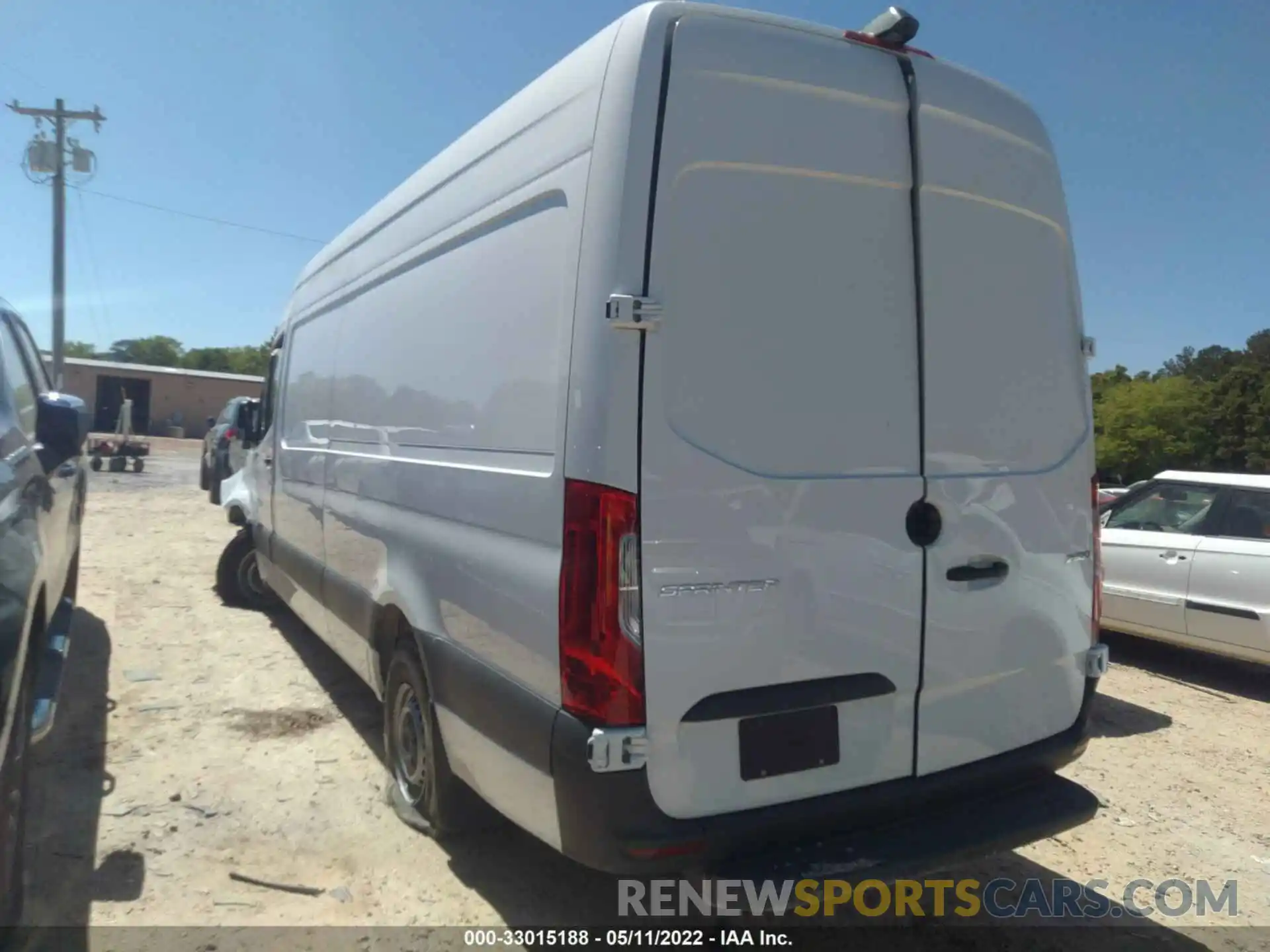 3 Фотография поврежденного автомобиля W1Y40CHY7MT057129 MERCEDES-BENZ SPRINTER CARGO VAN 2021