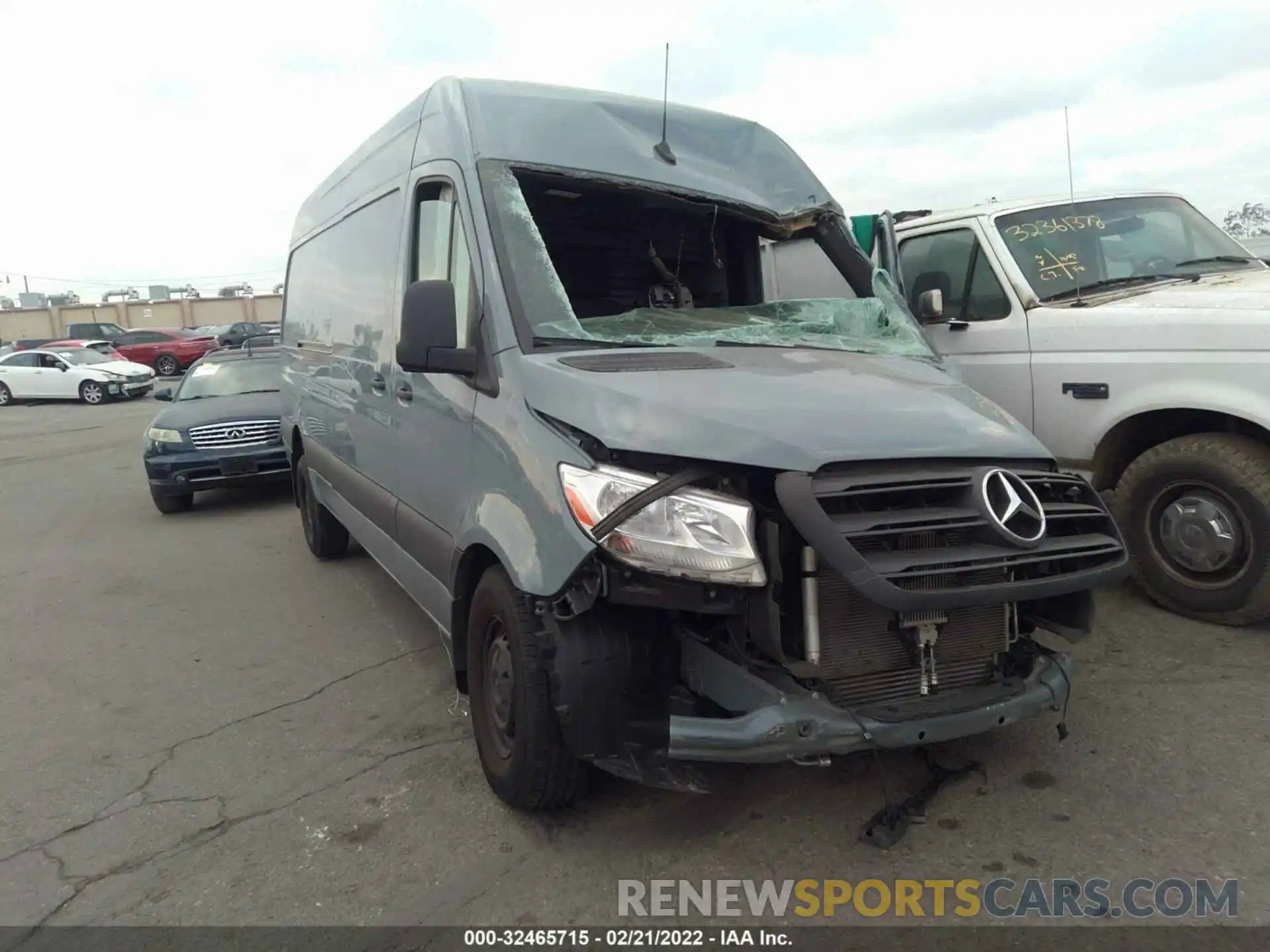 1 Фотография поврежденного автомобиля W1Y40CHY7MT063982 MERCEDES-BENZ SPRINTER CARGO VAN 2021