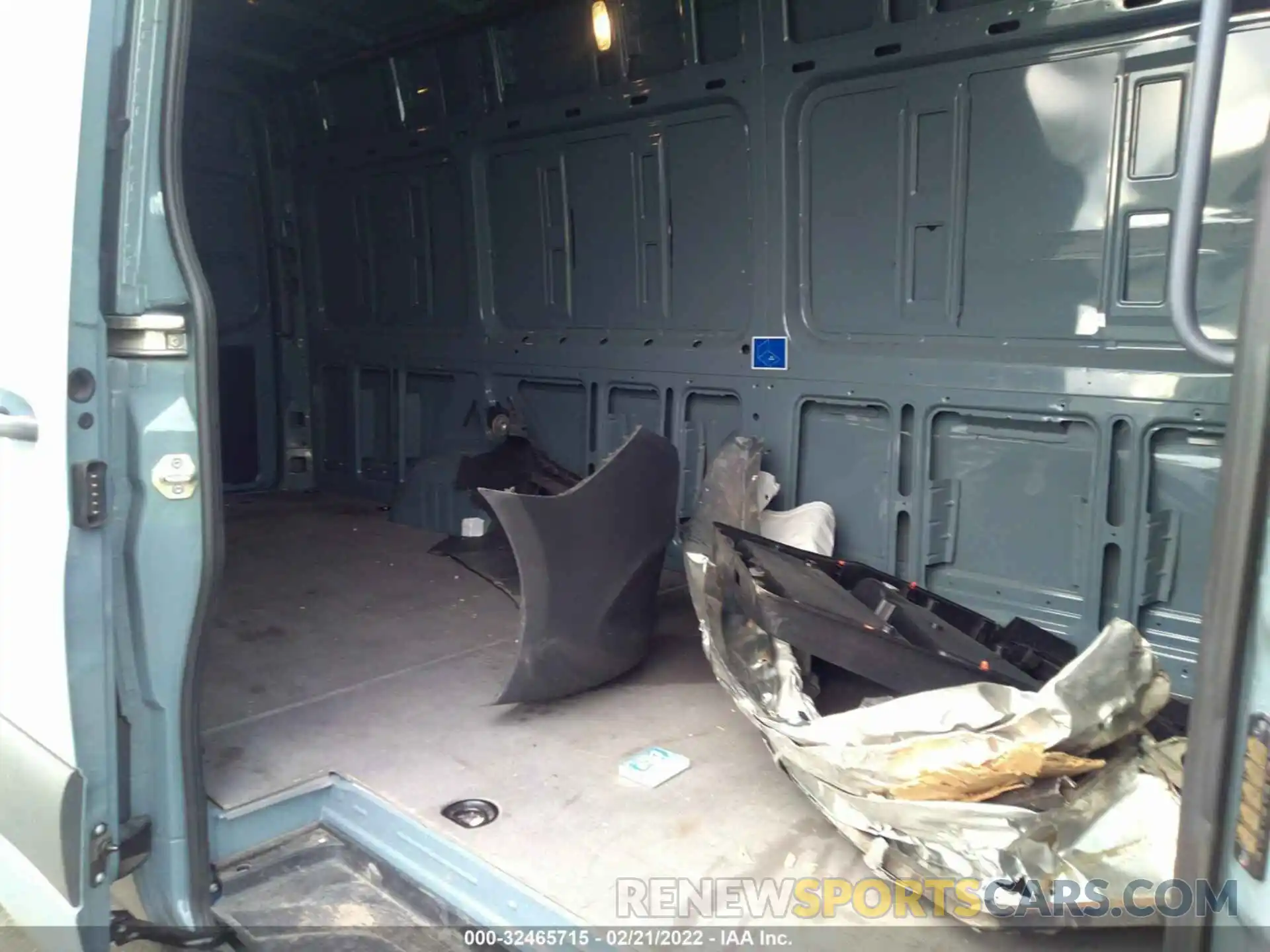 8 Фотография поврежденного автомобиля W1Y40CHY7MT063982 MERCEDES-BENZ SPRINTER CARGO VAN 2021