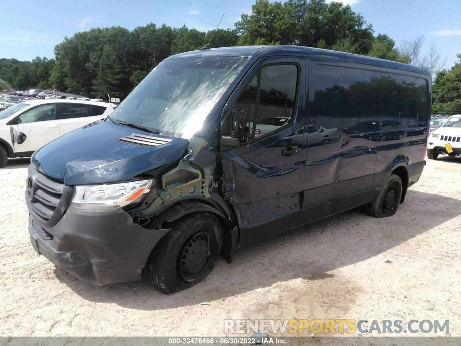 2 Photograph of a damaged car W1Y4DBHY1MT049705 MERCEDES-BENZ SPRINTER CARGO VAN 2021