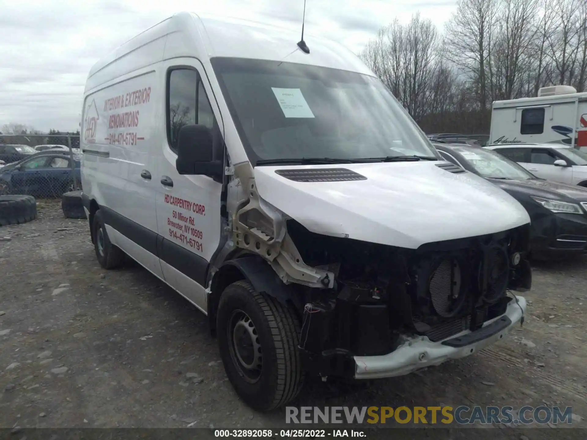 1 Photograph of a damaged car W1Y4DBHY5MT048749 MERCEDES-BENZ SPRINTER CARGO VAN 2021