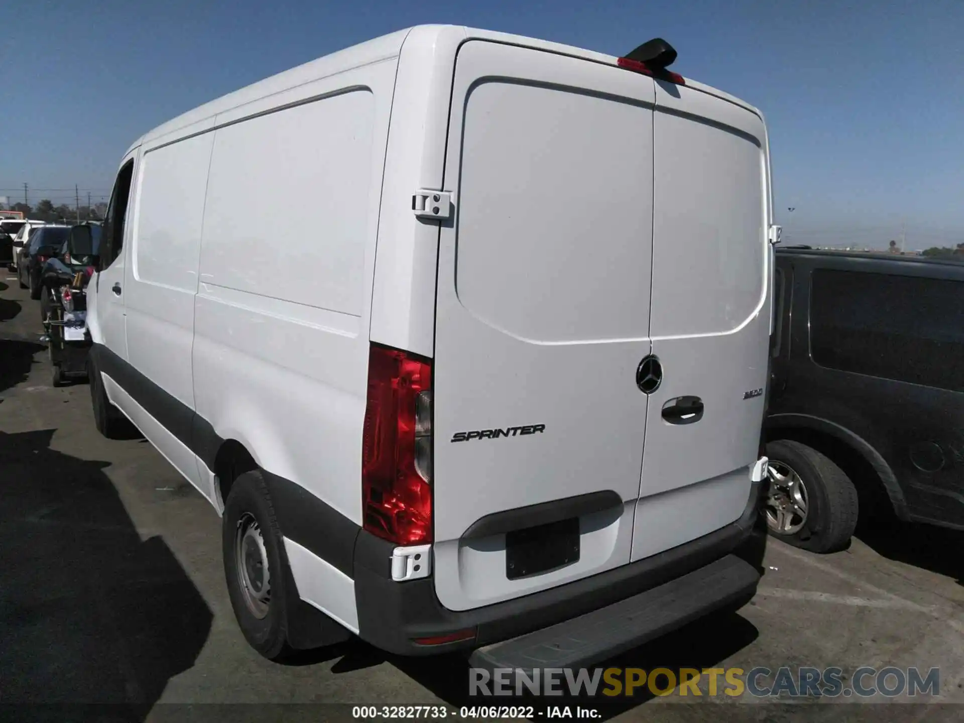 3 Фотография поврежденного автомобиля W1Y4DBHY8MT062001 MERCEDES-BENZ SPRINTER CARGO VAN 2021