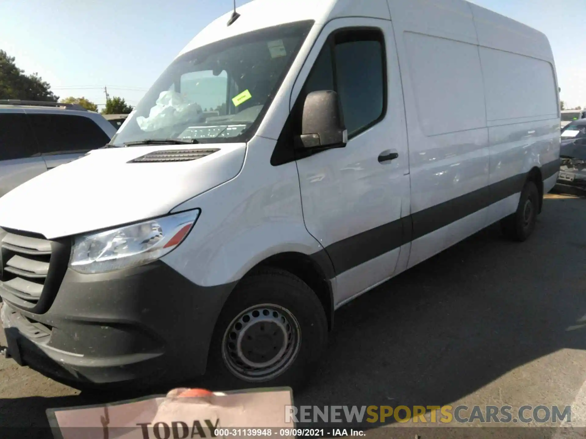 2 Photograph of a damaged car W1Y4DCHY0MT047451 MERCEDES-BENZ SPRINTER CARGO VAN 2021