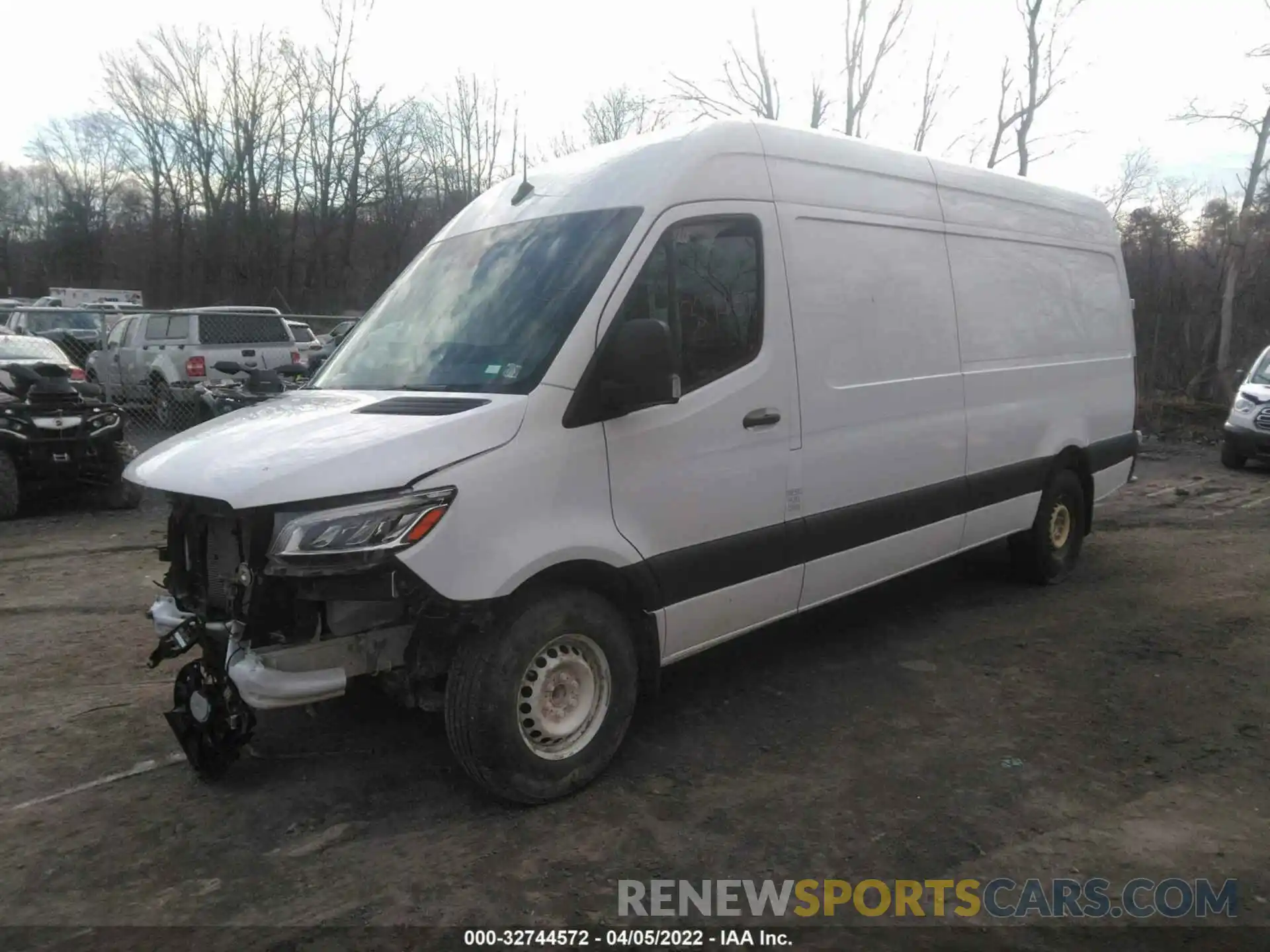 2 Photograph of a damaged car W1Y4DCHY7MT060956 MERCEDES-BENZ SPRINTER CARGO VAN 2021