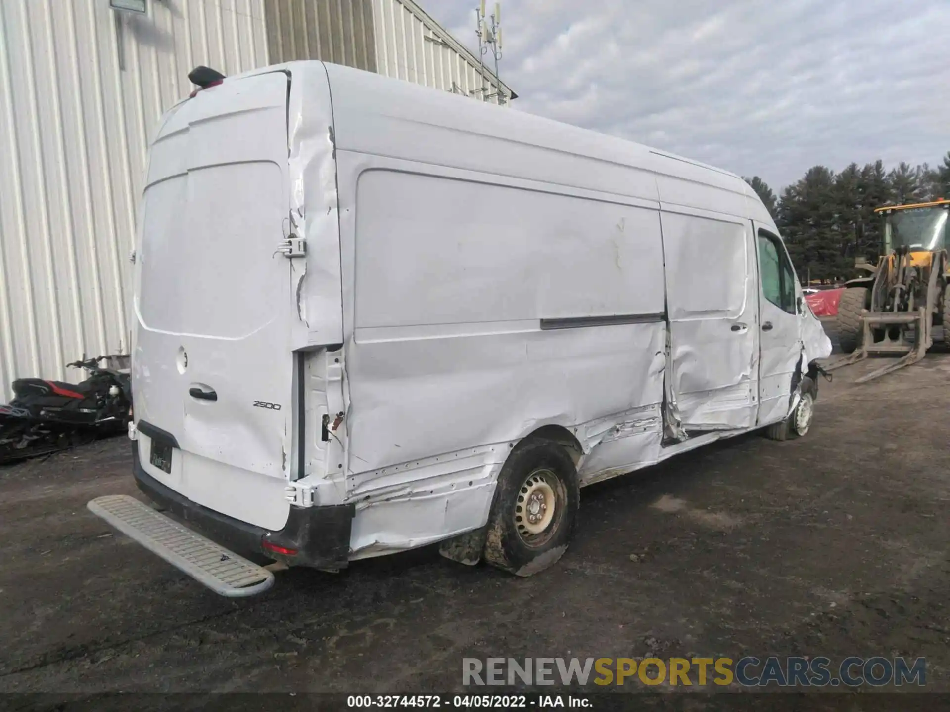 4 Фотография поврежденного автомобиля W1Y4DCHY7MT060956 MERCEDES-BENZ SPRINTER CARGO VAN 2021