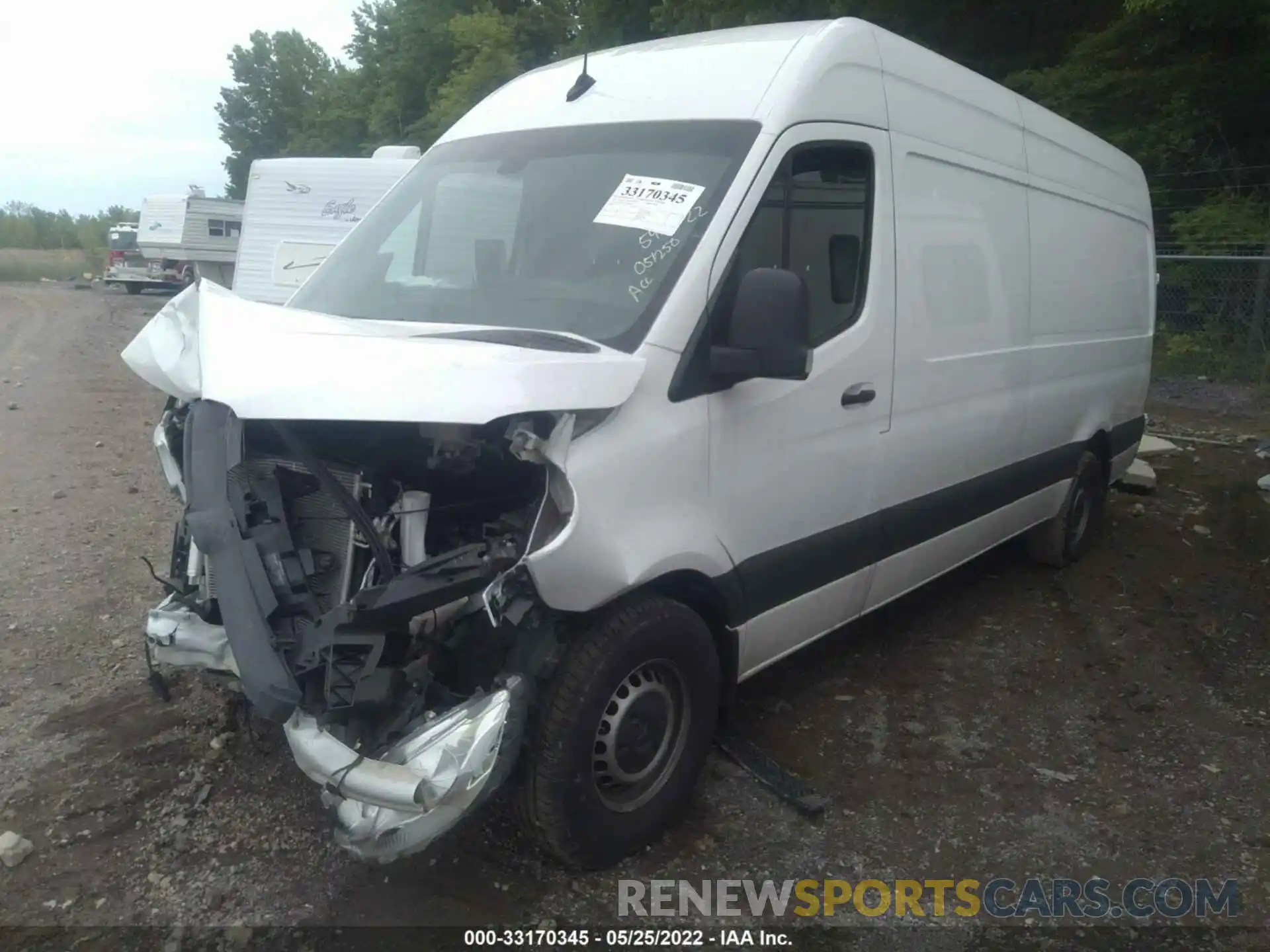 2 Photograph of a damaged car W1Y4DCHYXMT051250 MERCEDES-BENZ SPRINTER CARGO VAN 2021