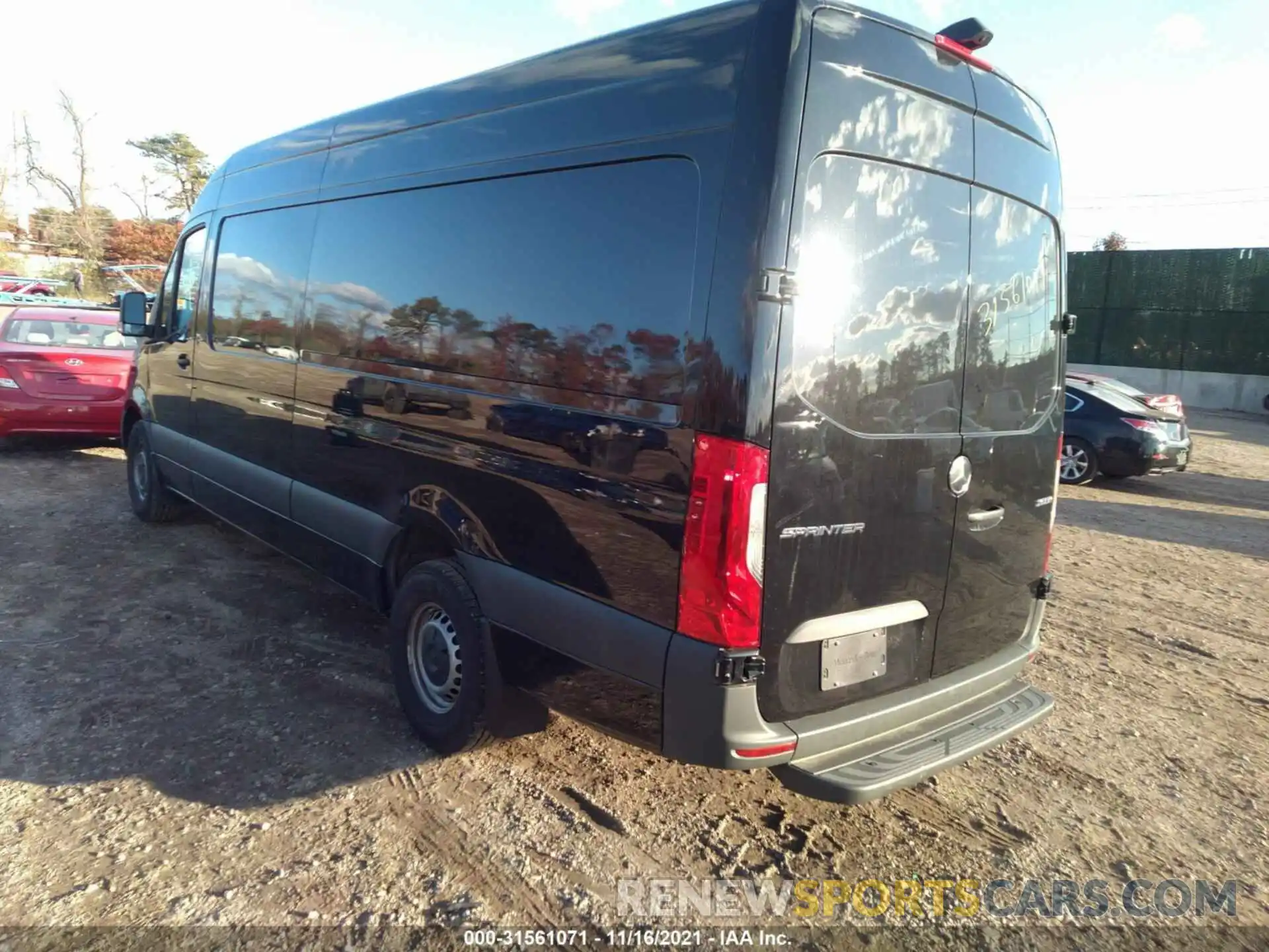 3 Фотография поврежденного автомобиля W1Y4DCHYXMT054441 MERCEDES-BENZ SPRINTER CARGO VAN 2021