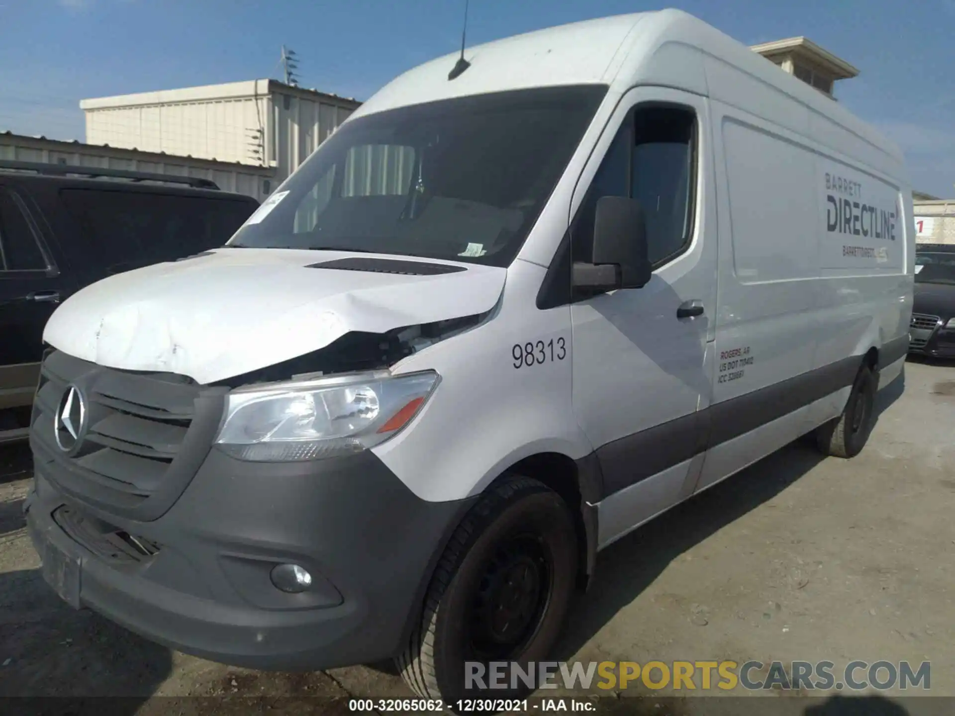 2 Photograph of a damaged car W1Y4DDHYXMT051190 MERCEDES-BENZ SPRINTER CARGO VAN 2021