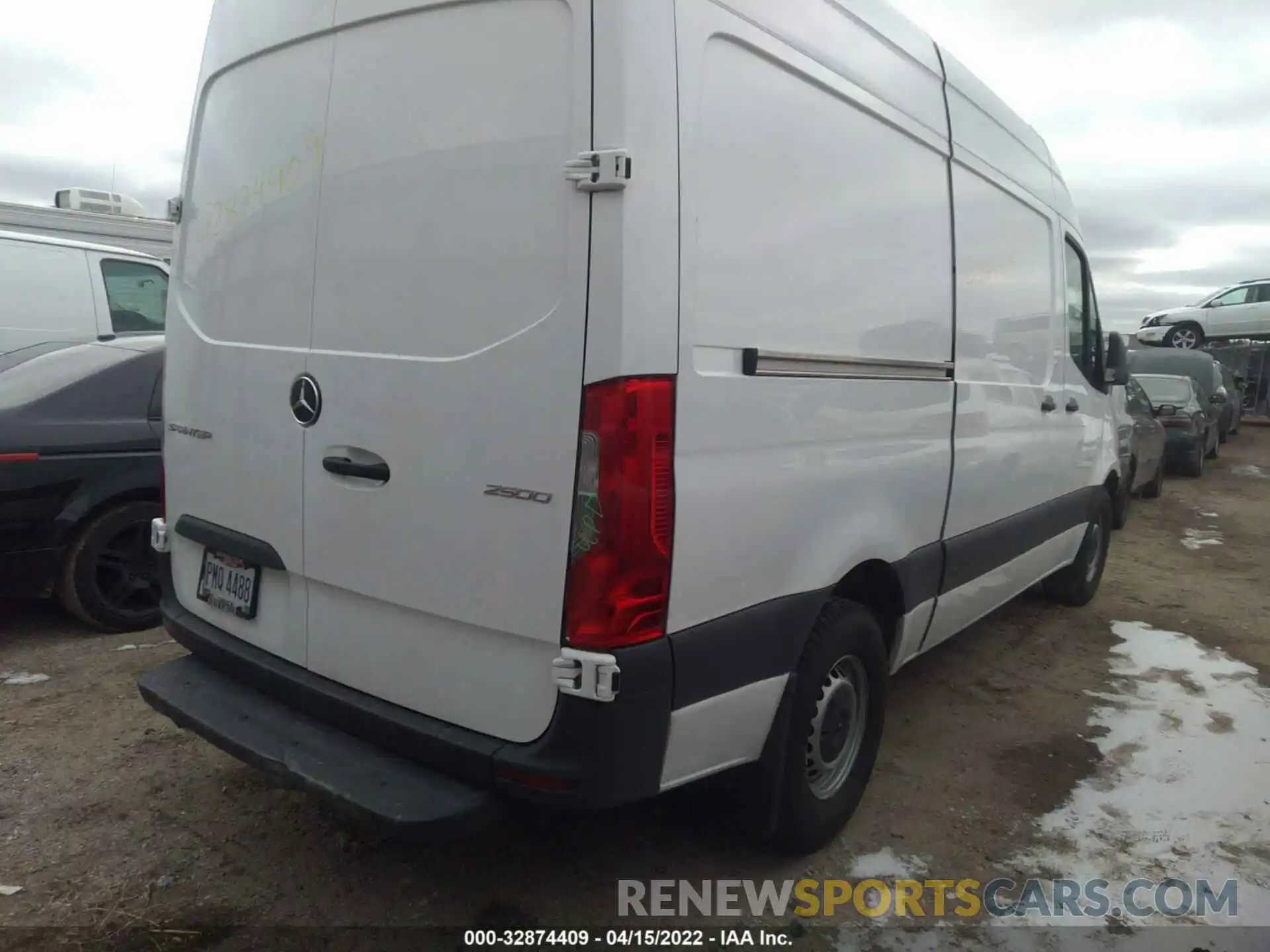 2 Фотография поврежденного автомобиля W1Y4EBHY8MT059306 MERCEDES-BENZ SPRINTER CARGO VAN 2021