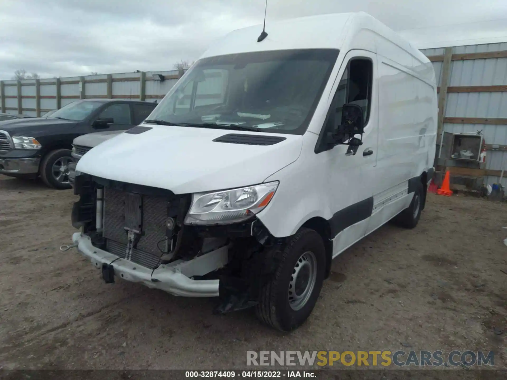 4 Фотография поврежденного автомобиля W1Y4EBHY8MT059306 MERCEDES-BENZ SPRINTER CARGO VAN 2021