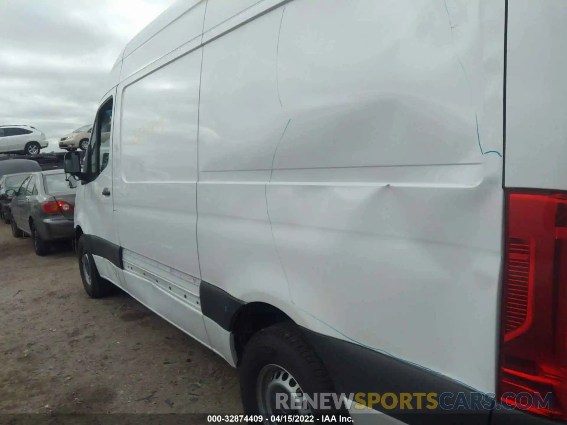 6 Photograph of a damaged car W1Y4EBHY8MT059306 MERCEDES-BENZ SPRINTER CARGO VAN 2021