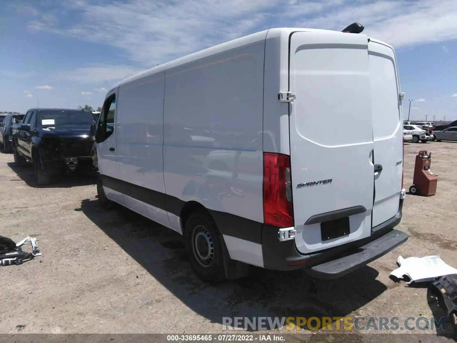 1 Photograph of a damaged car W1Y4EBHYXMT060716 MERCEDES-BENZ SPRINTER CARGO VAN 2021