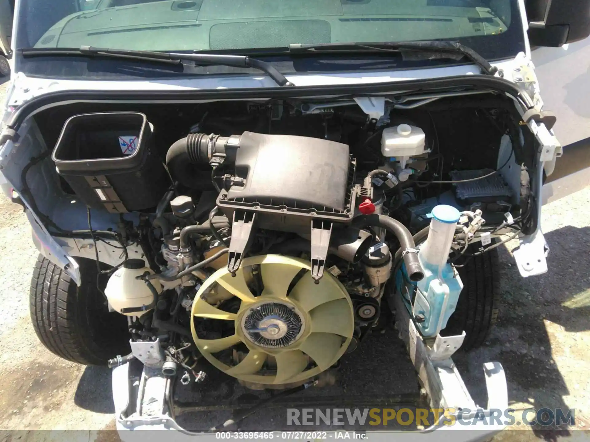 10 Photograph of a damaged car W1Y4EBHYXMT060716 MERCEDES-BENZ SPRINTER CARGO VAN 2021