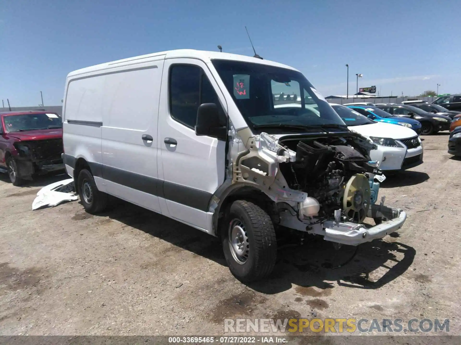 3 Photograph of a damaged car W1Y4EBHYXMT060716 MERCEDES-BENZ SPRINTER CARGO VAN 2021