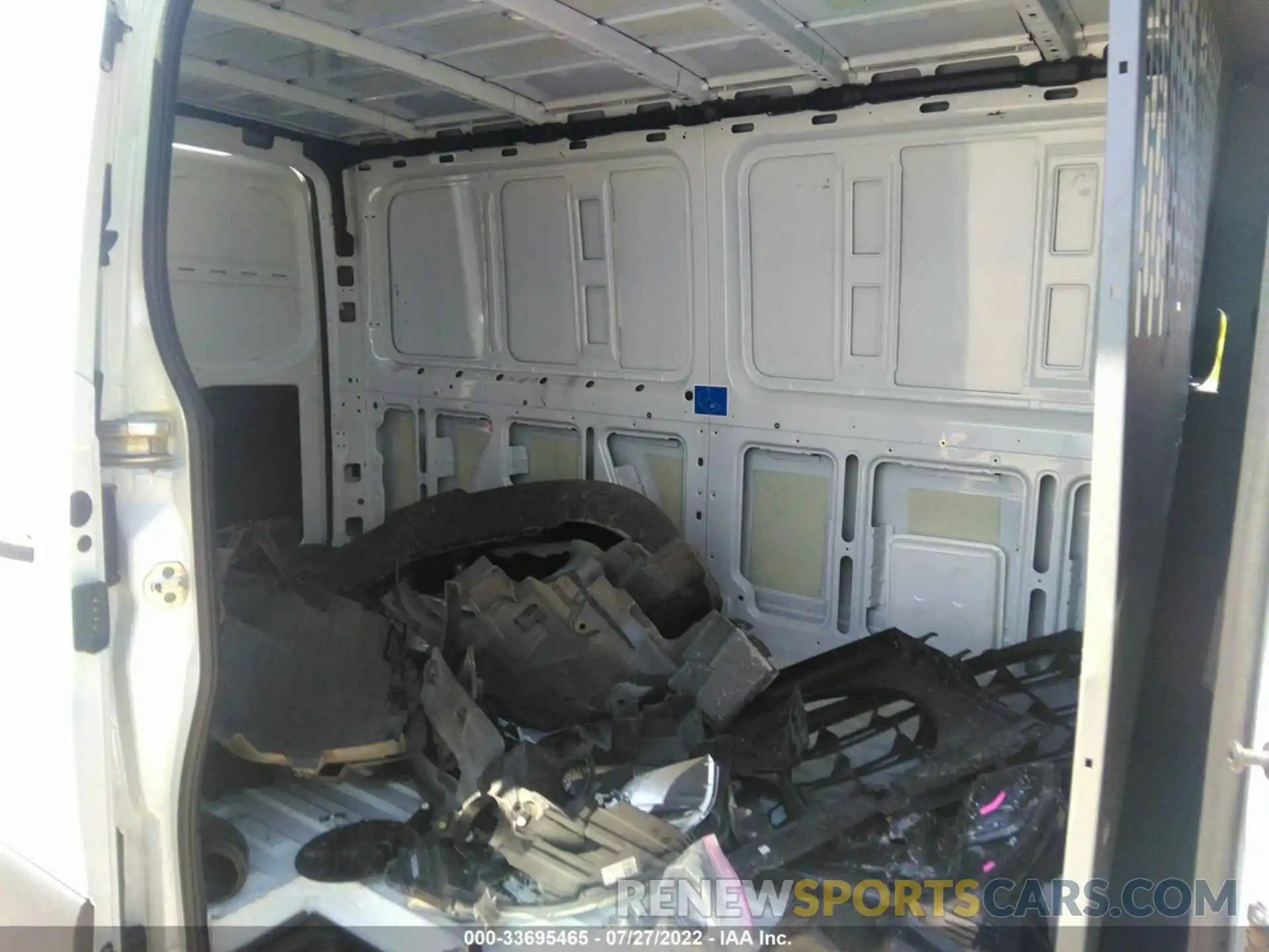 8 Photograph of a damaged car W1Y4EBHYXMT060716 MERCEDES-BENZ SPRINTER CARGO VAN 2021