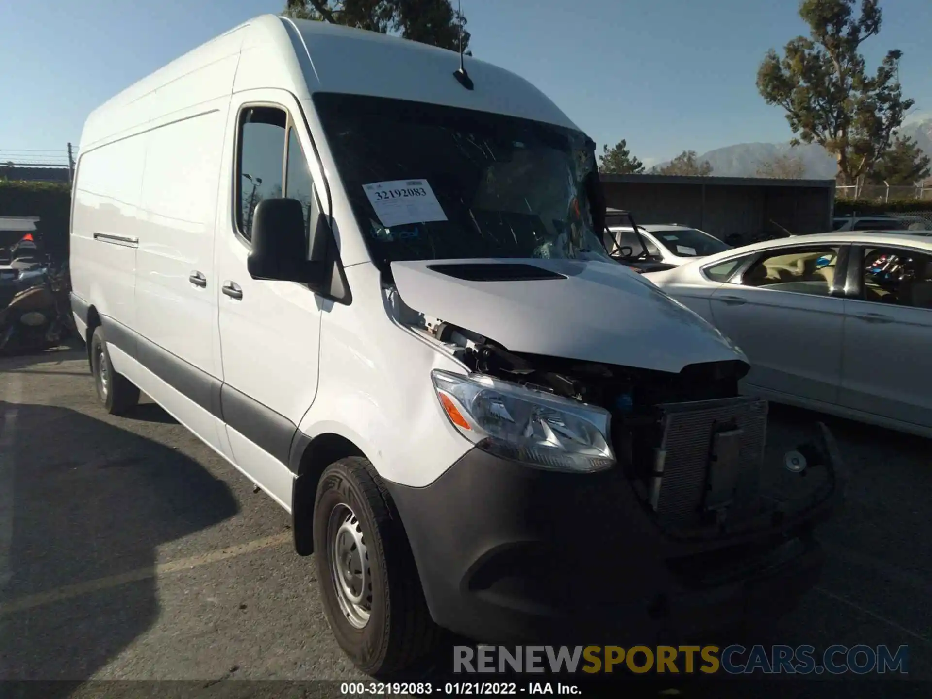 1 Photograph of a damaged car W1Y4ECHY2MT065429 MERCEDES-BENZ SPRINTER CARGO VAN 2021