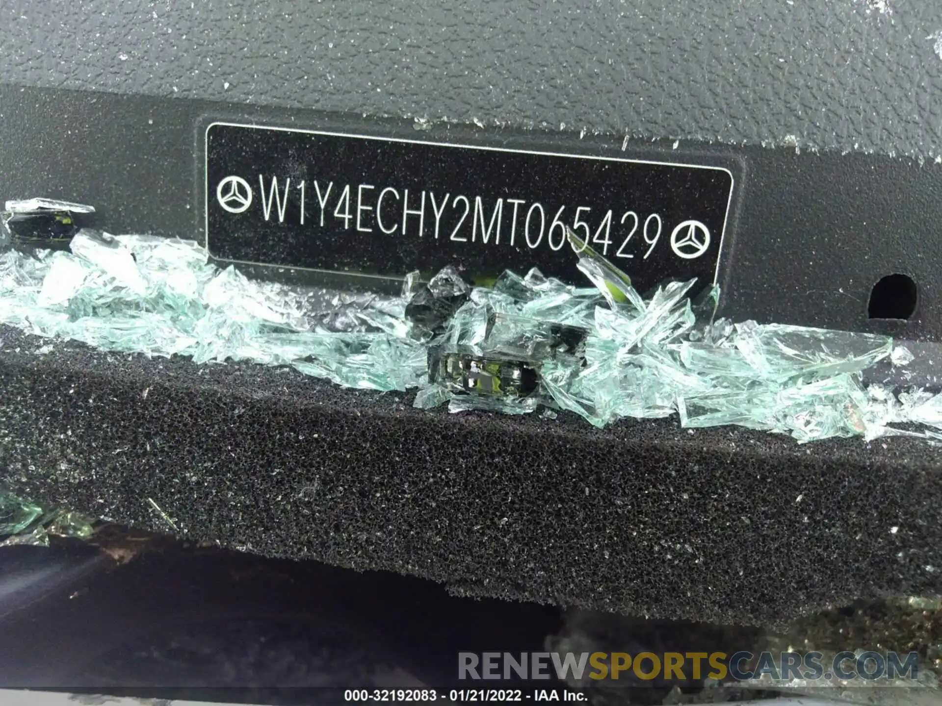 9 Photograph of a damaged car W1Y4ECHY2MT065429 MERCEDES-BENZ SPRINTER CARGO VAN 2021