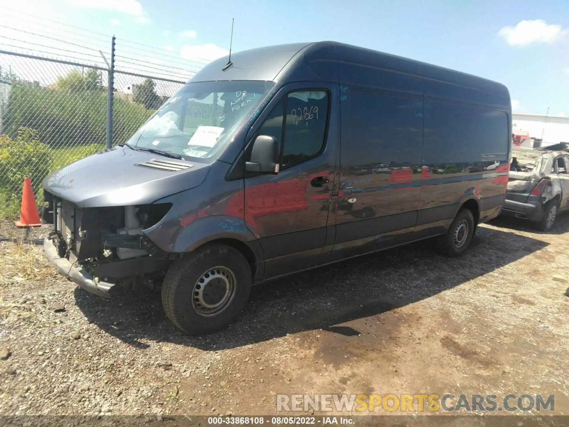 2 Фотография поврежденного автомобиля W1Y4ECHY5MT078157 MERCEDES-BENZ SPRINTER CARGO VAN 2021