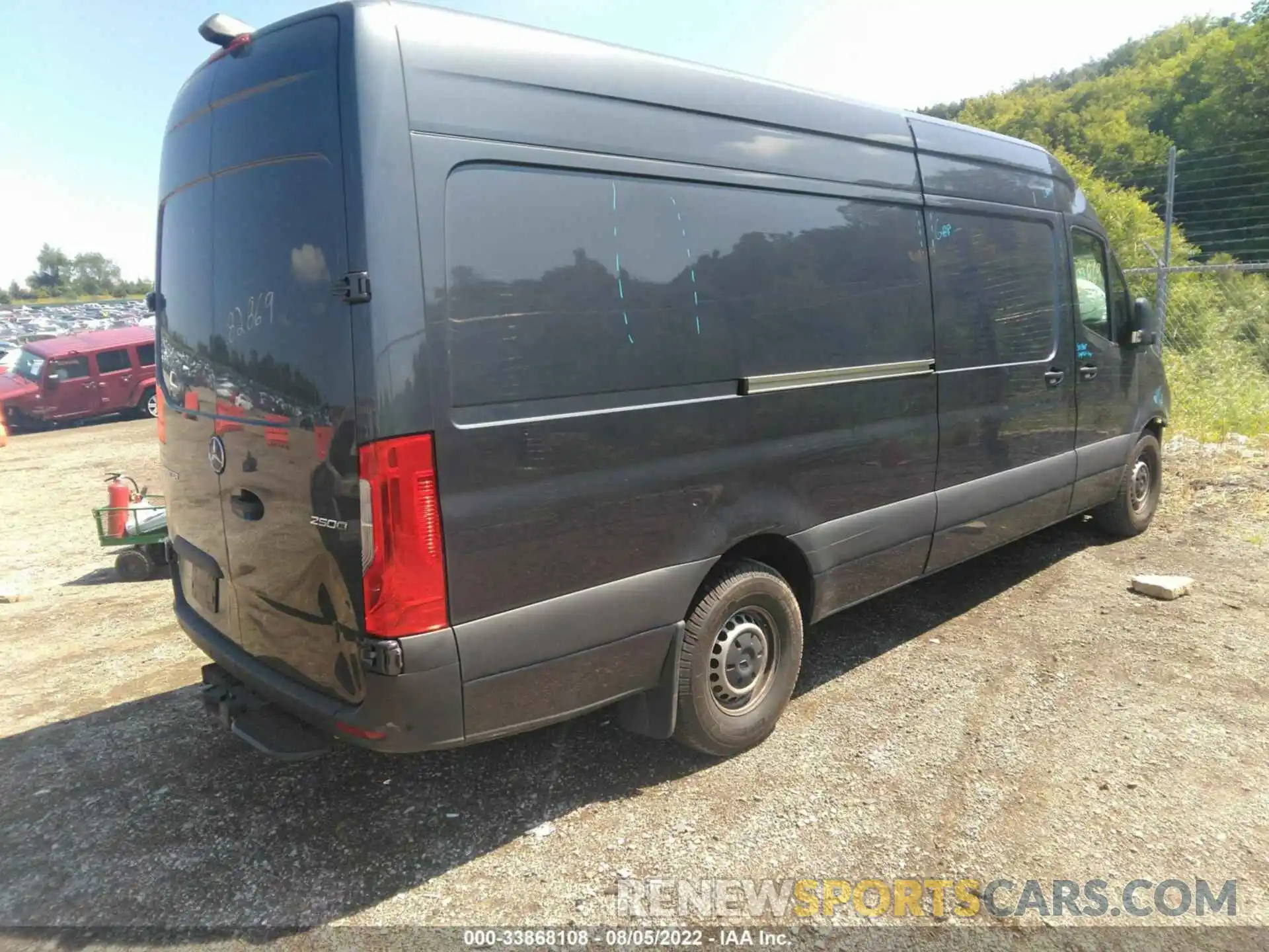 4 Фотография поврежденного автомобиля W1Y4ECHY5MT078157 MERCEDES-BENZ SPRINTER CARGO VAN 2021