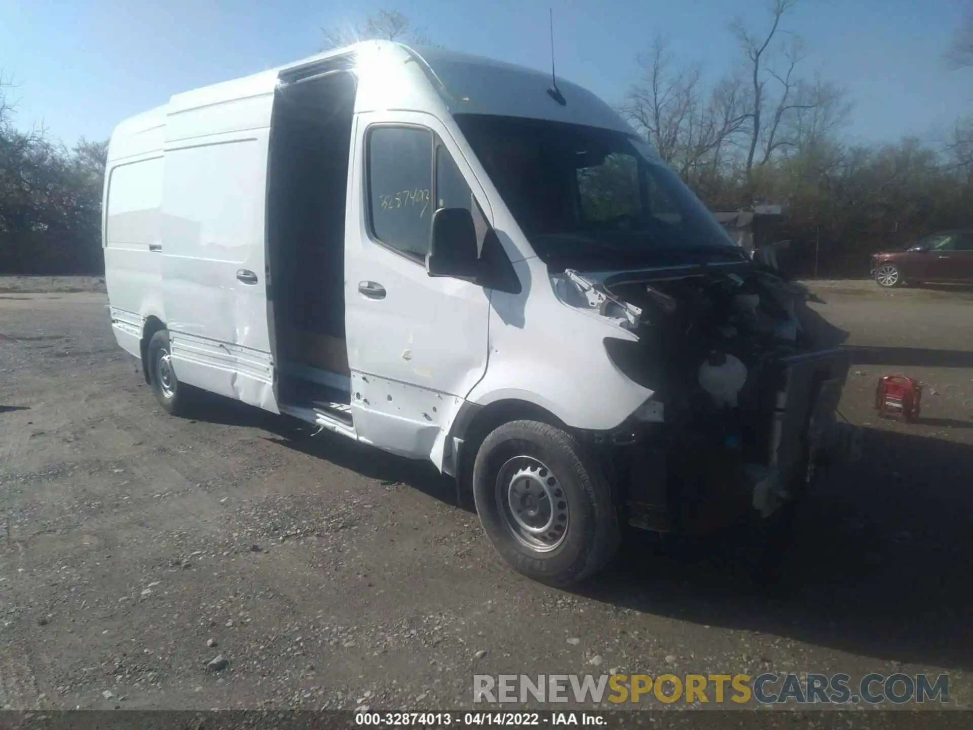 1 Фотография поврежденного автомобиля W1Y4ECHY8MT065760 MERCEDES-BENZ SPRINTER CARGO VAN 2021