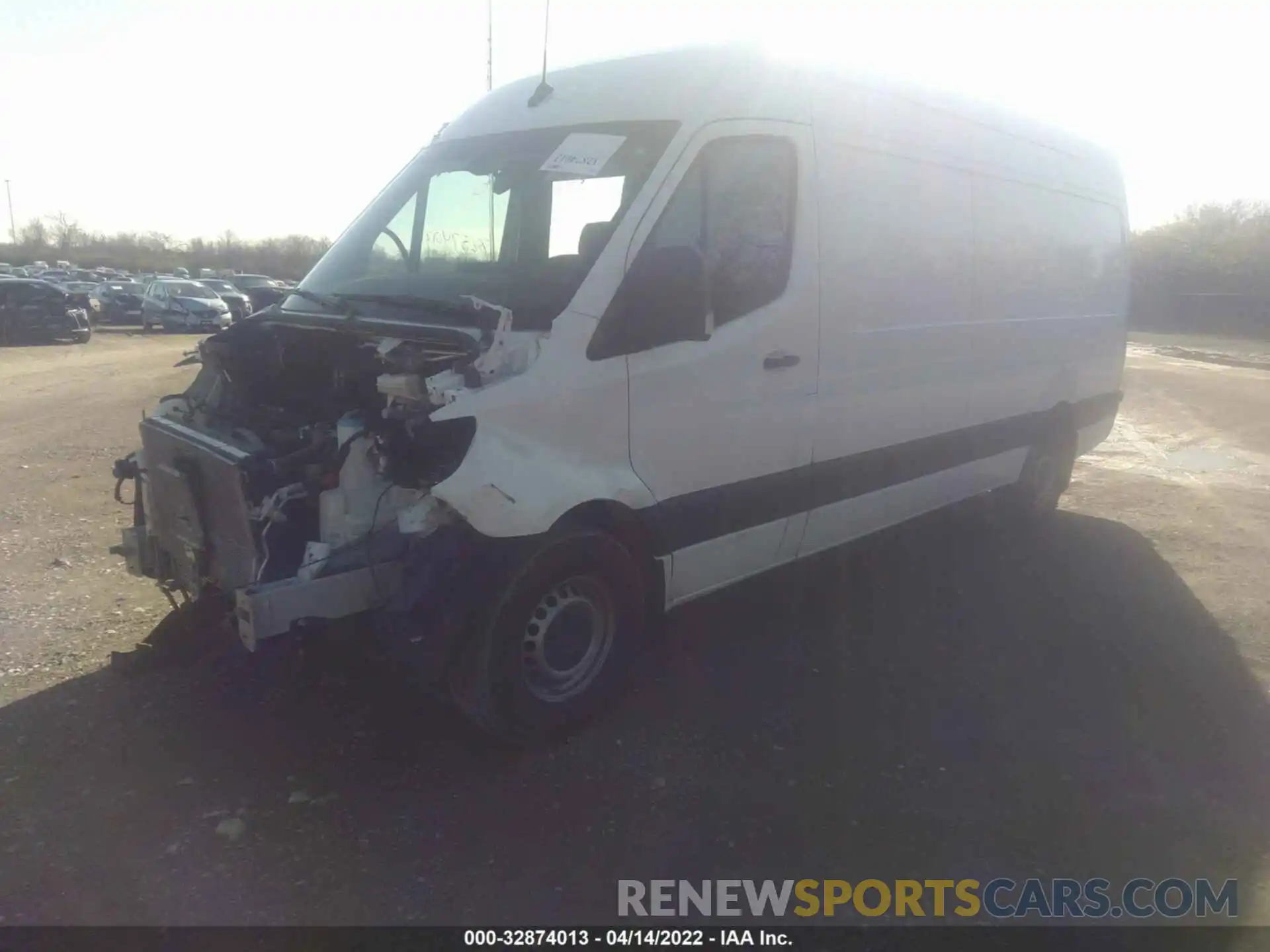 2 Photograph of a damaged car W1Y4ECHY8MT065760 MERCEDES-BENZ SPRINTER CARGO VAN 2021