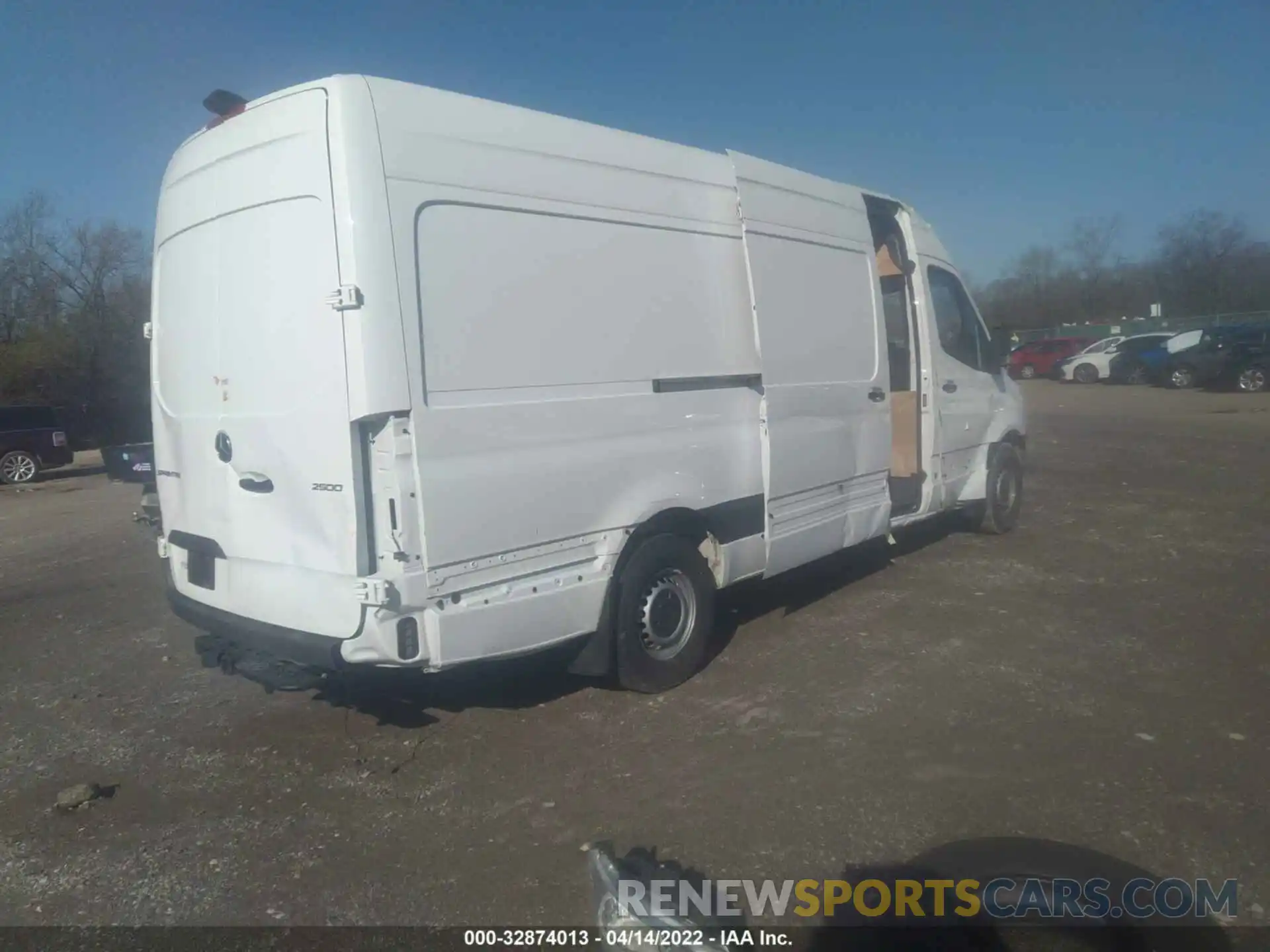 4 Фотография поврежденного автомобиля W1Y4ECHY8MT065760 MERCEDES-BENZ SPRINTER CARGO VAN 2021