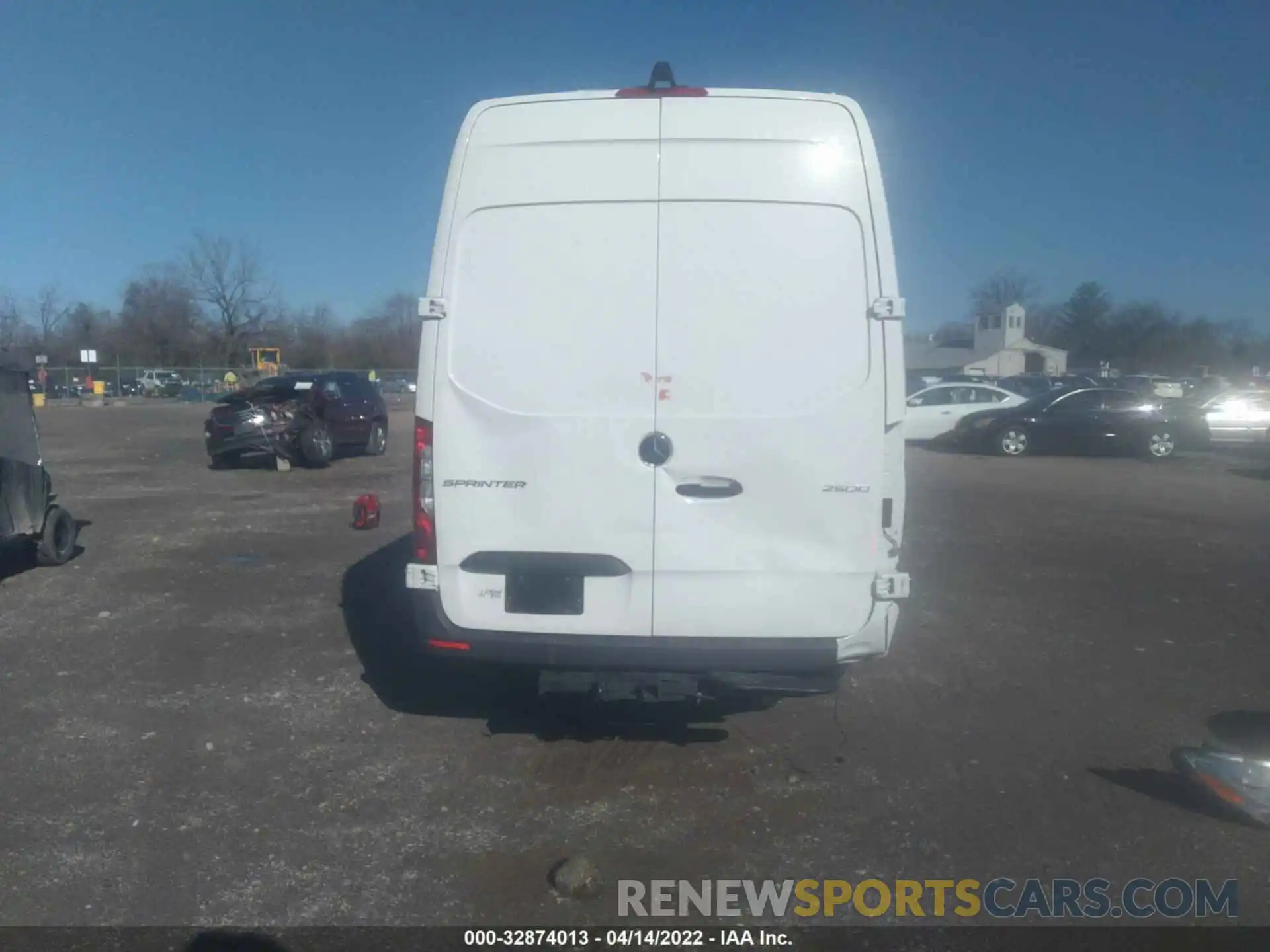 8 Photograph of a damaged car W1Y4ECHY8MT065760 MERCEDES-BENZ SPRINTER CARGO VAN 2021