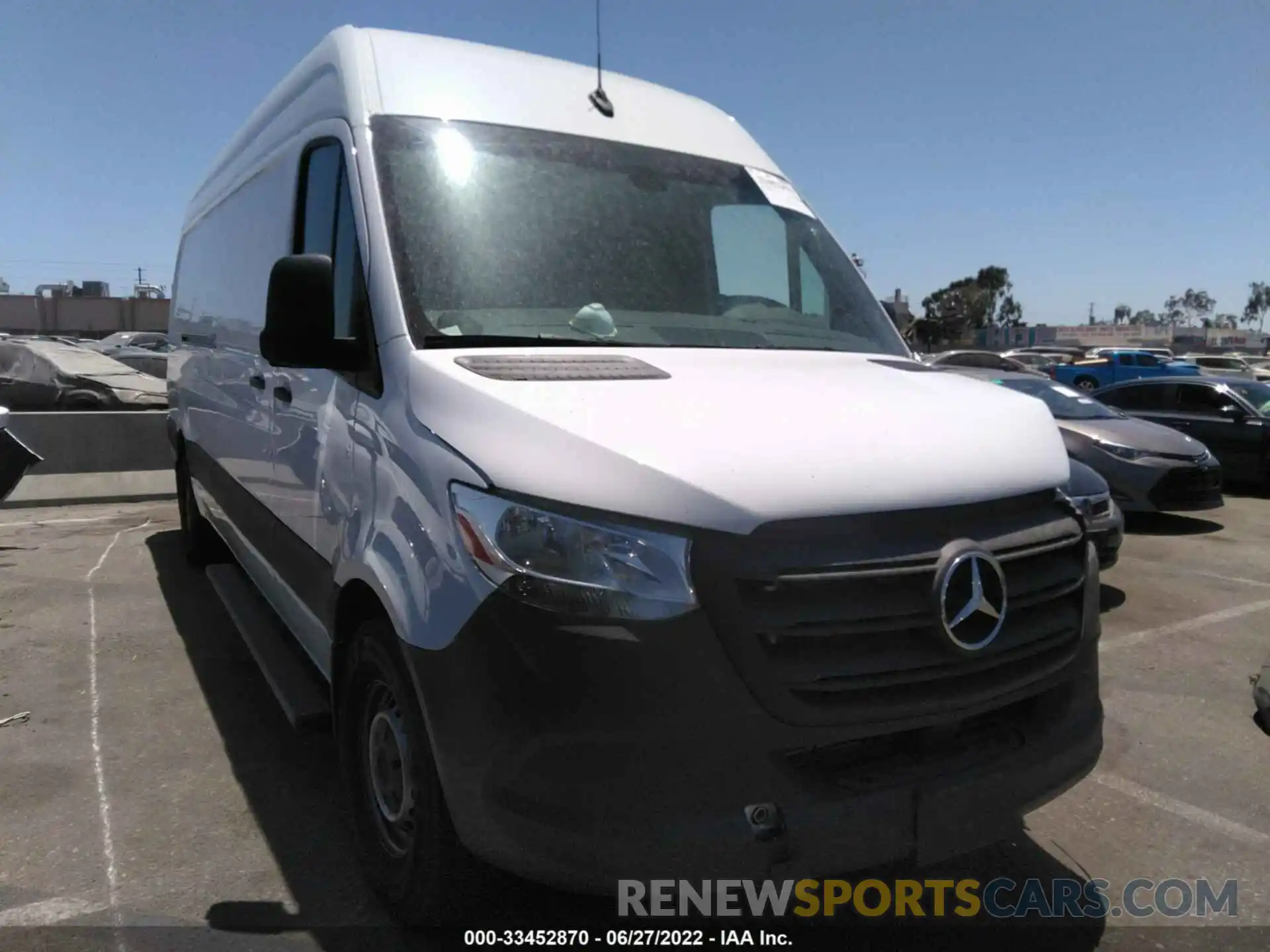 1 Photograph of a damaged car W1Y4ECHY8MT077164 MERCEDES-BENZ SPRINTER CARGO VAN 2021