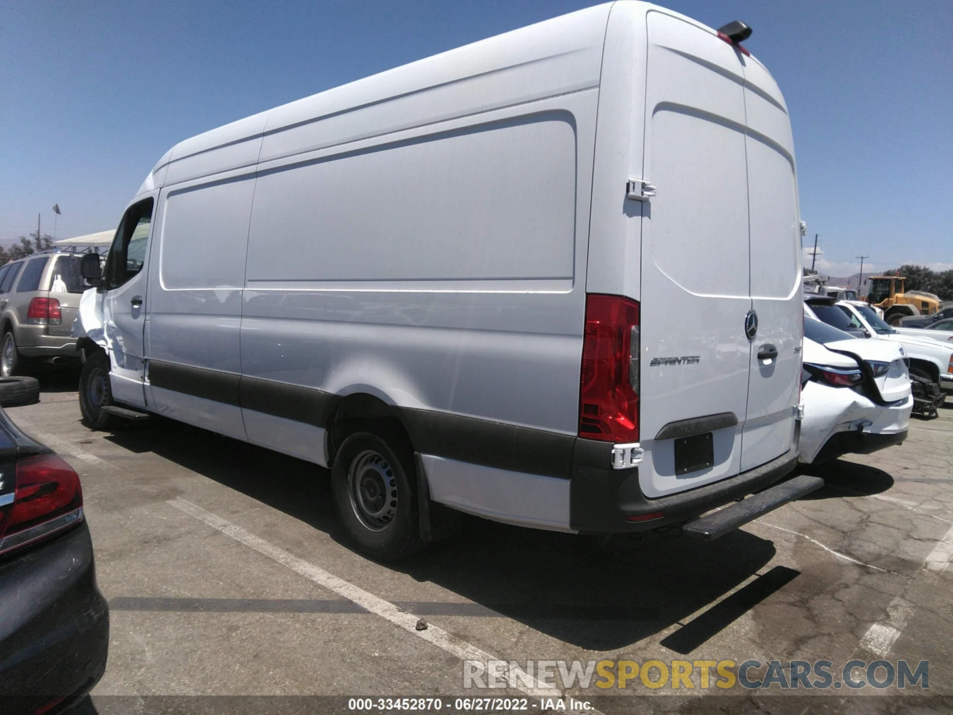 3 Photograph of a damaged car W1Y4ECHY8MT077164 MERCEDES-BENZ SPRINTER CARGO VAN 2021