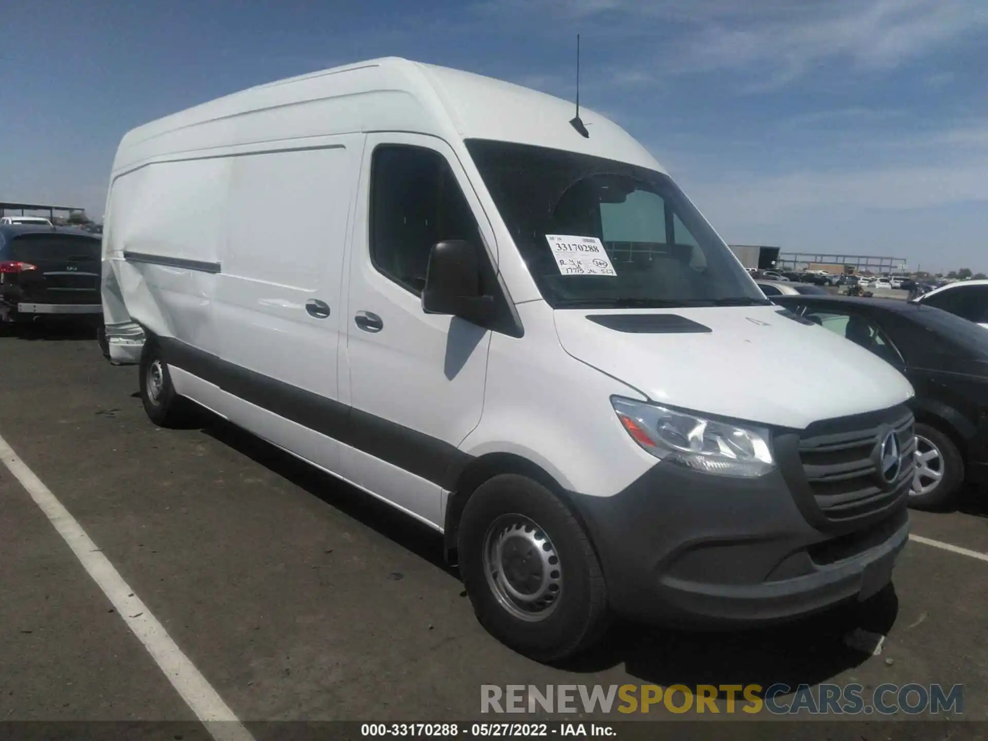 1 Фотография поврежденного автомобиля W1Y4ECHY9MT056971 MERCEDES-BENZ SPRINTER CARGO VAN 2021