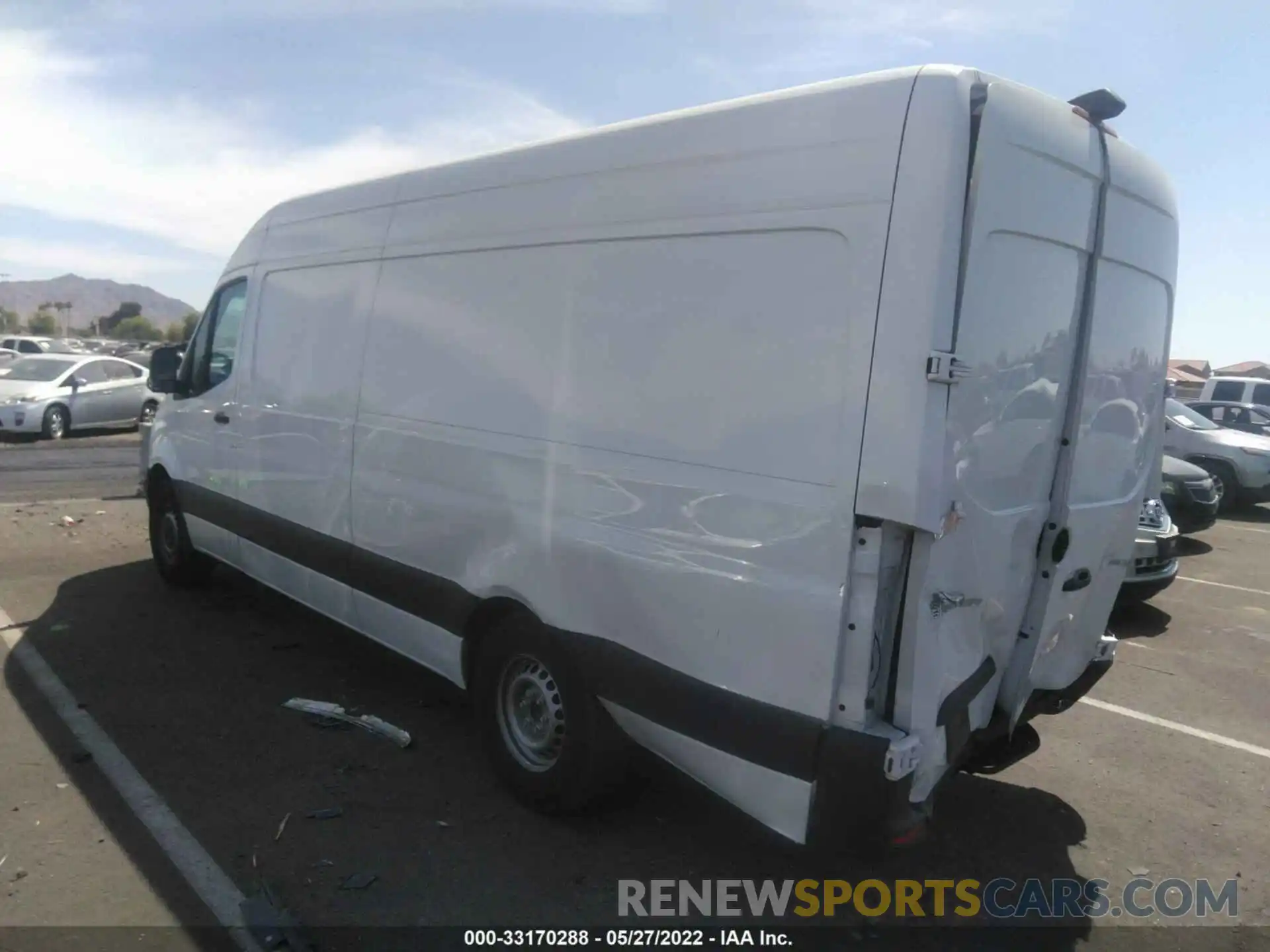 3 Фотография поврежденного автомобиля W1Y4ECHY9MT056971 MERCEDES-BENZ SPRINTER CARGO VAN 2021