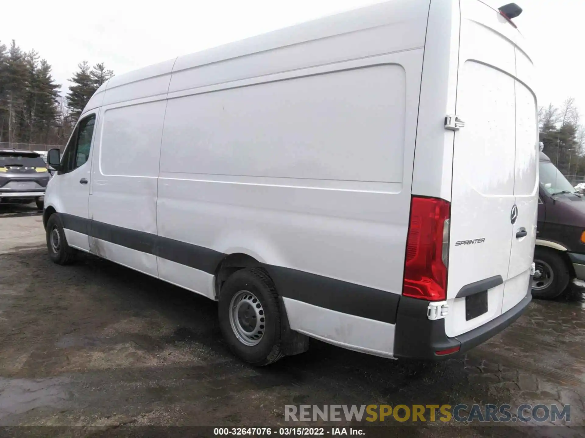 3 Фотография поврежденного автомобиля W1Y4ECHY9MT079053 MERCEDES-BENZ SPRINTER CARGO VAN 2021