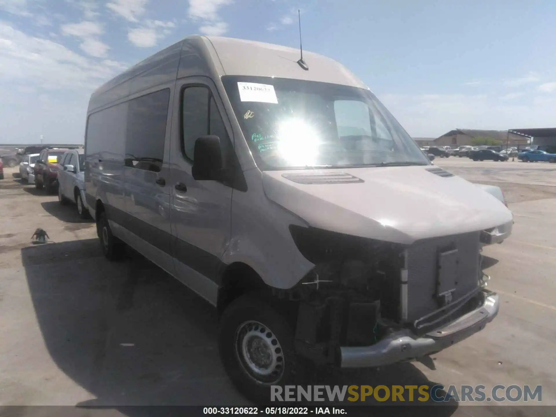 1 Photograph of a damaged car W1Y4ECVY4MT066585 MERCEDES-BENZ SPRINTER CARGO VAN 2021