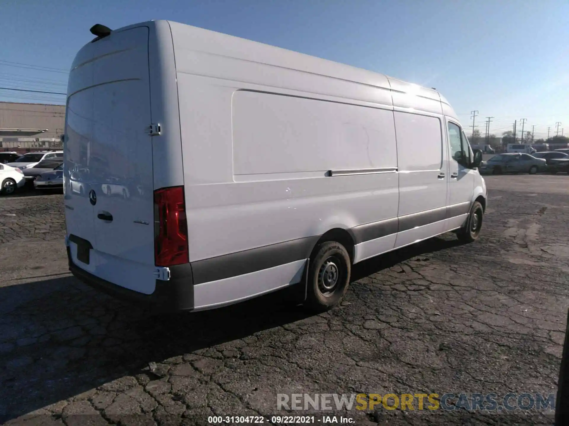 4 Фотография поврежденного автомобиля W1Y4EDHY6MT057680 MERCEDES-BENZ SPRINTER CARGO VAN 2021