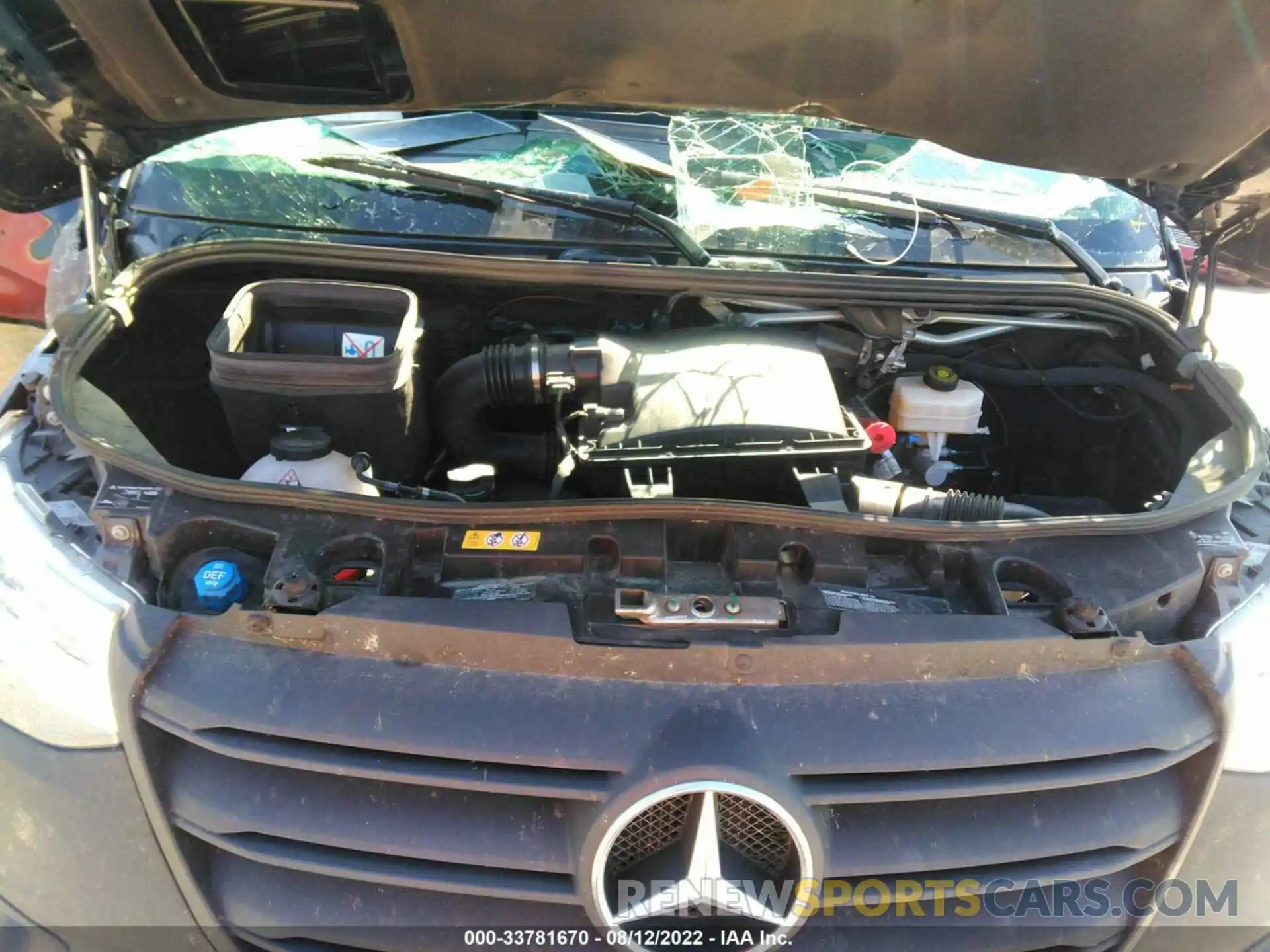 10 Photograph of a damaged car W1Y4EDHY9MT074585 MERCEDES-BENZ SPRINTER CARGO VAN 2021