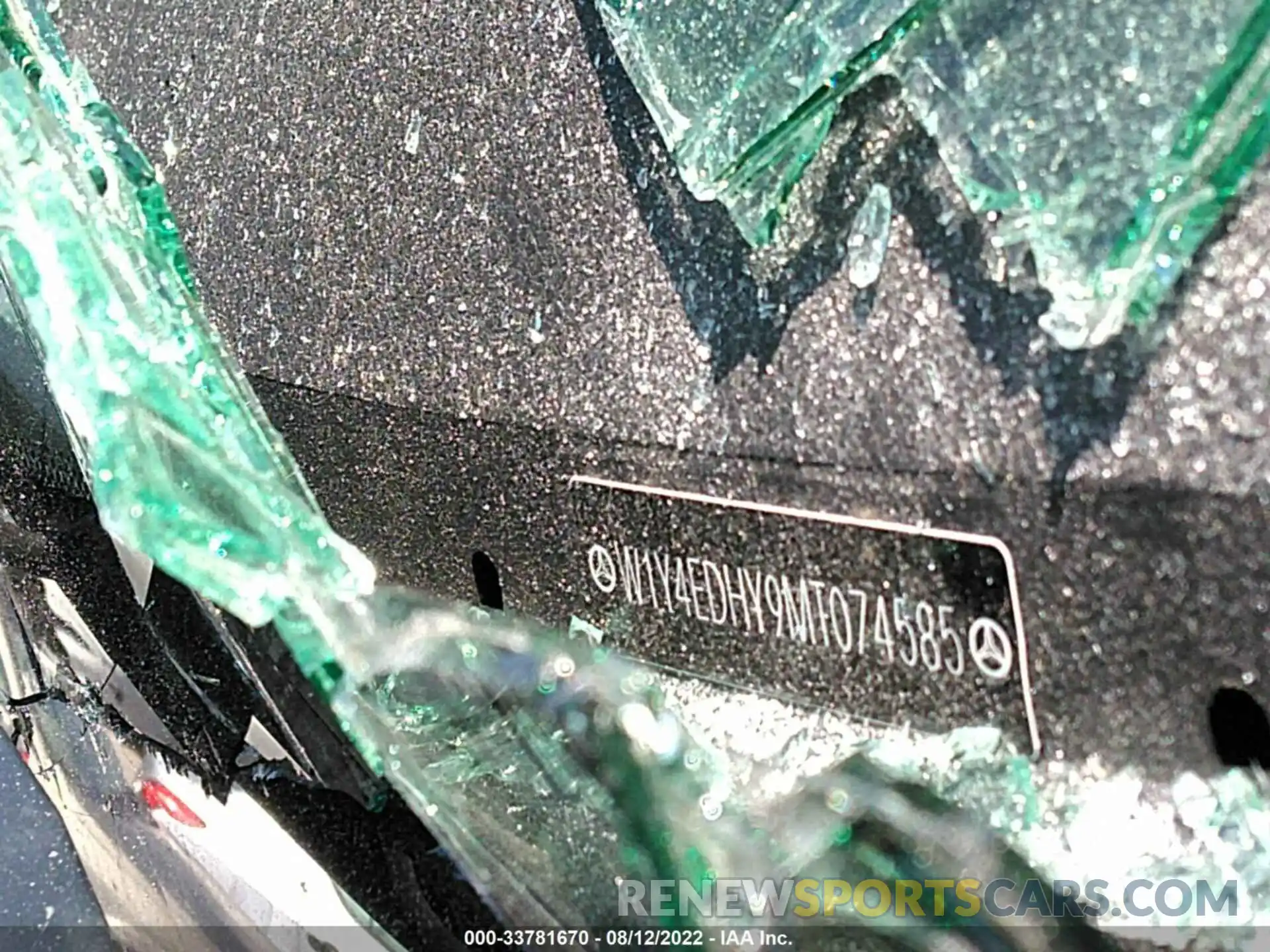 9 Photograph of a damaged car W1Y4EDHY9MT074585 MERCEDES-BENZ SPRINTER CARGO VAN 2021