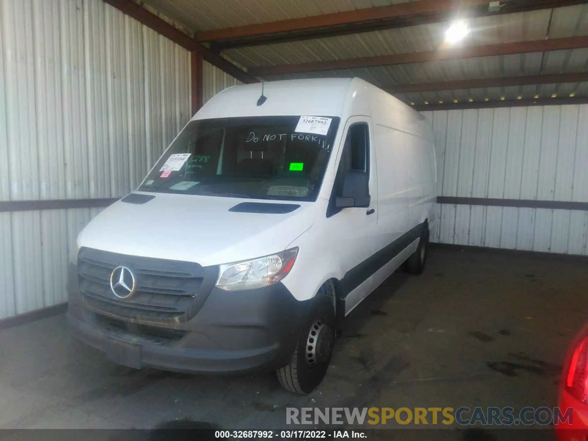 2 Photograph of a damaged car W1Y5DCHY0MT045882 MERCEDES-BENZ SPRINTER CARGO VAN 2021