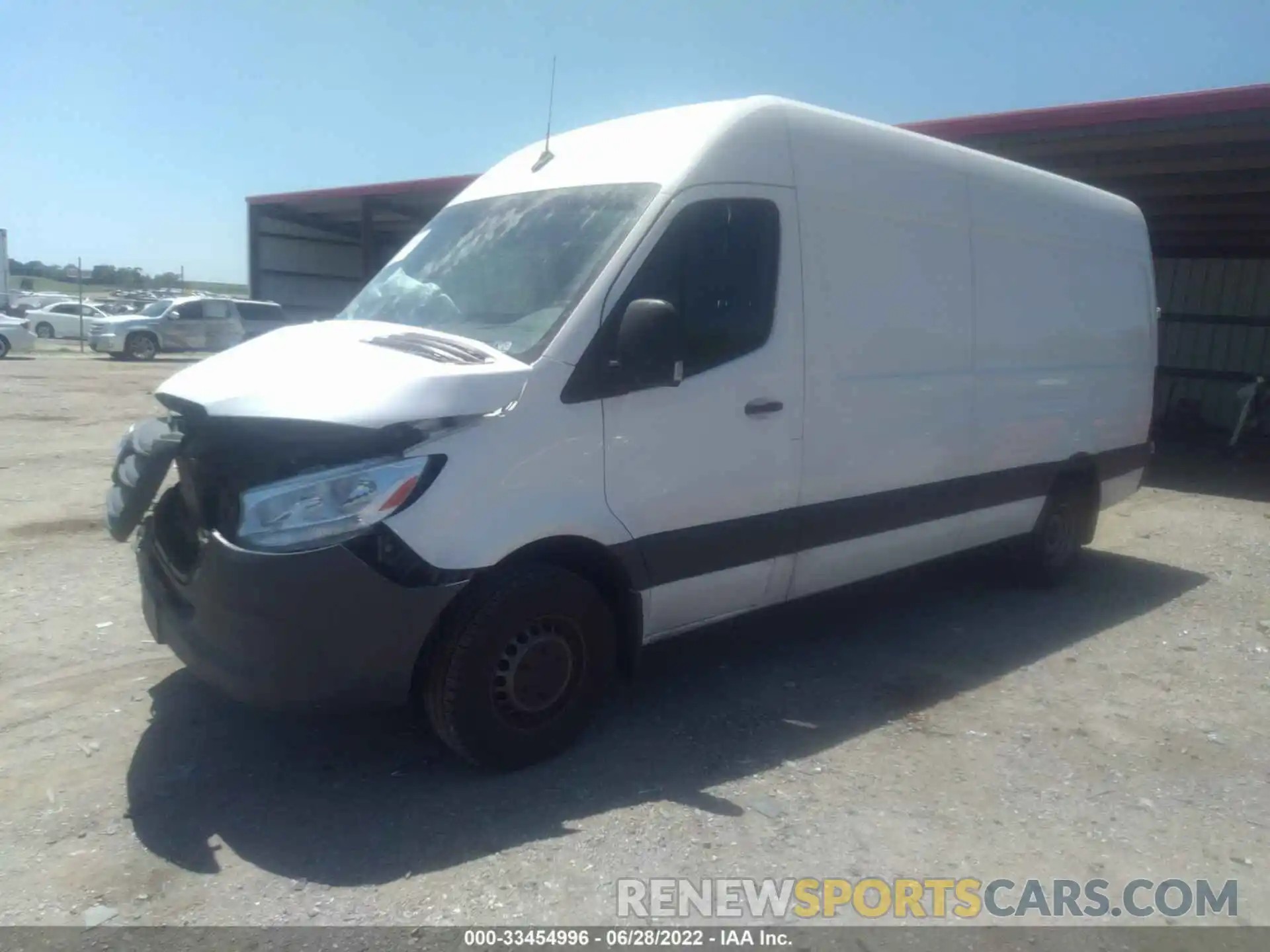 2 Photograph of a damaged car W1Y5ECHY6MT076535 MERCEDES-BENZ SPRINTER CARGO VAN 2021