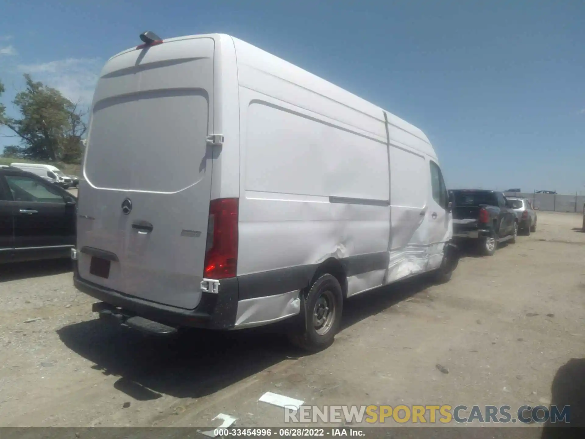 4 Photograph of a damaged car W1Y5ECHY6MT076535 MERCEDES-BENZ SPRINTER CARGO VAN 2021