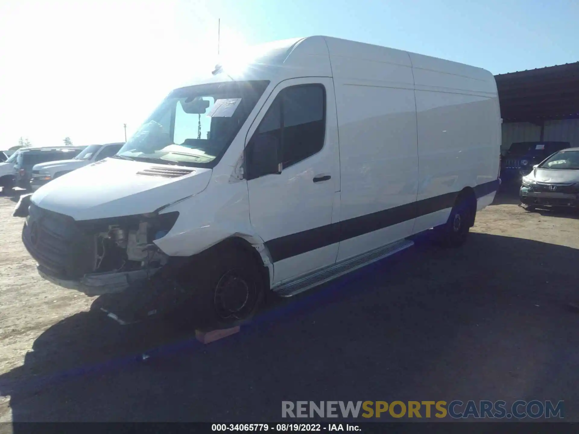 2 Photograph of a damaged car W1Y5ECHY7MT067438 MERCEDES-BENZ SPRINTER CARGO VAN 2021