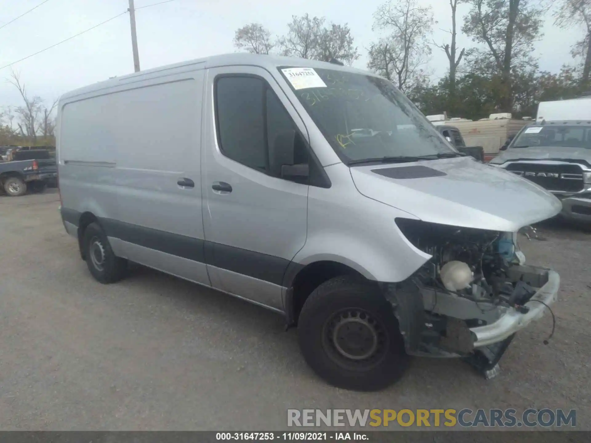 1 Photograph of a damaged car W1Y70BGY0MT052007 MERCEDES-BENZ SPRINTER CARGO VAN 2021