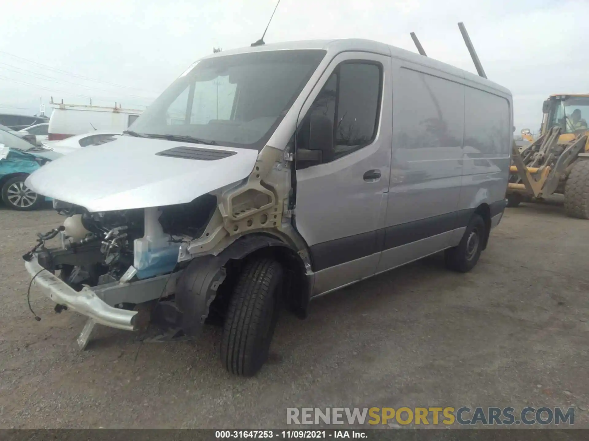 2 Photograph of a damaged car W1Y70BGY0MT052007 MERCEDES-BENZ SPRINTER CARGO VAN 2021