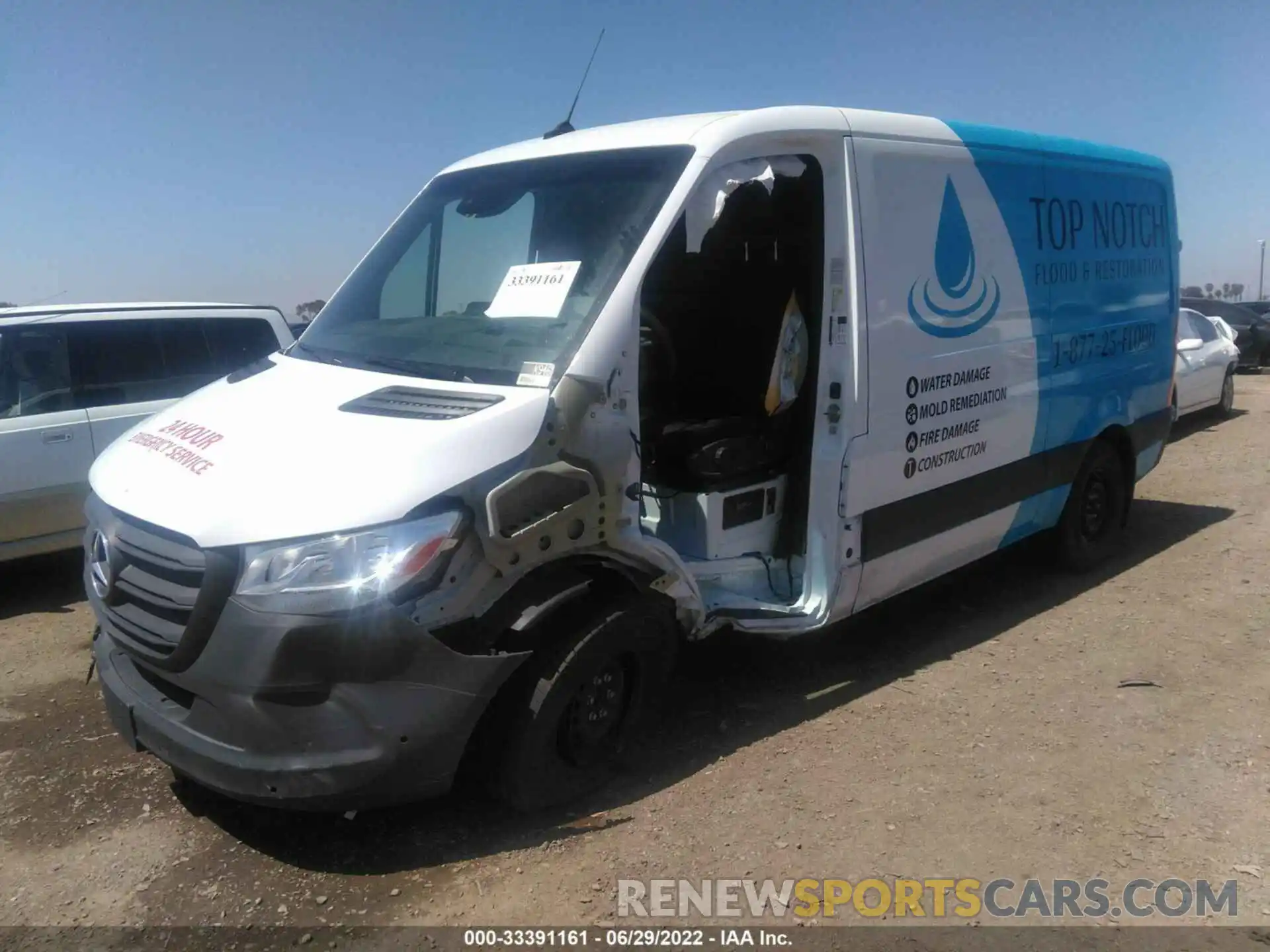 2 Photograph of a damaged car W1Y70BGY2MT065700 MERCEDES-BENZ SPRINTER CARGO VAN 2021